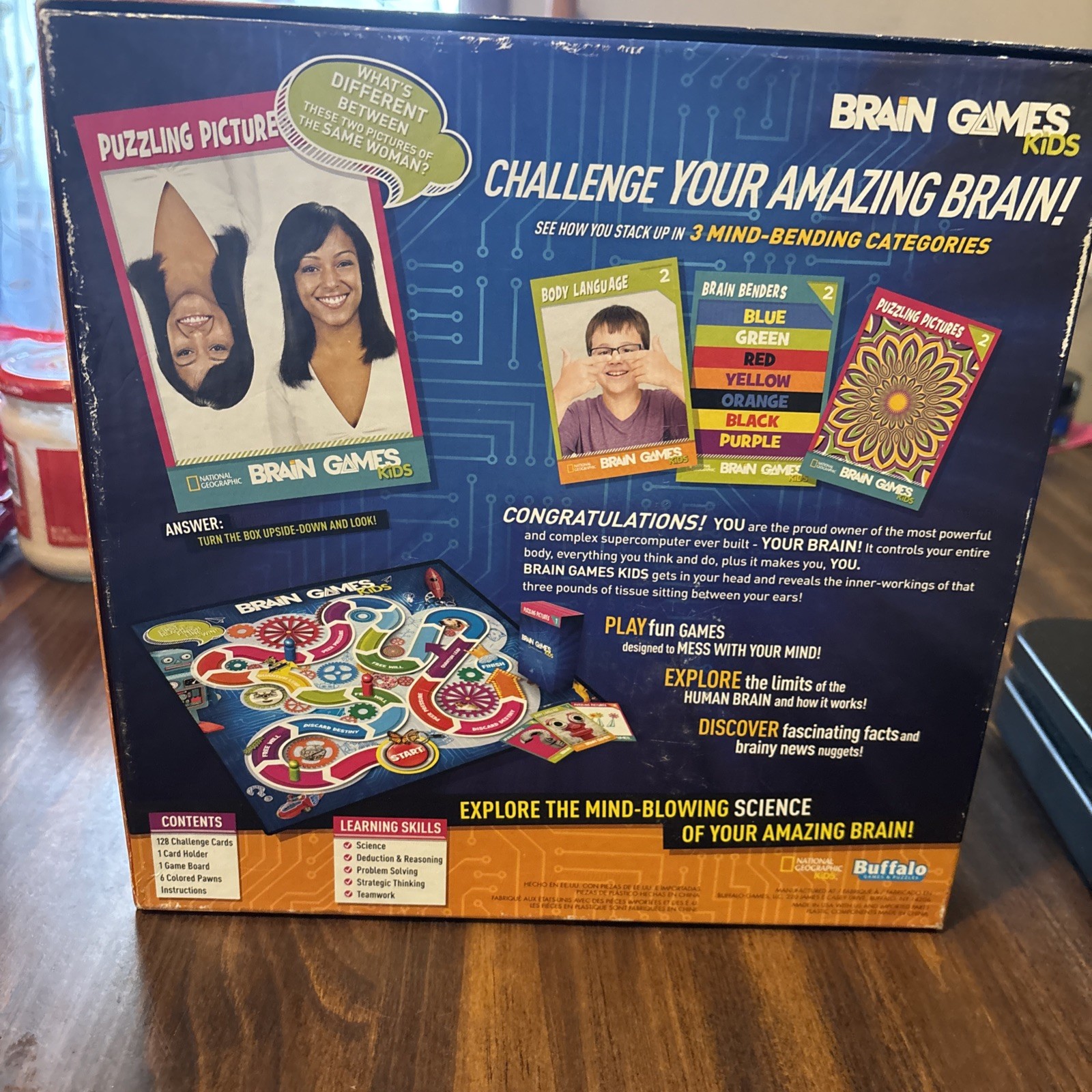 National Geographic Kids Brain Games 2016, Learning Fun Game Age 8+