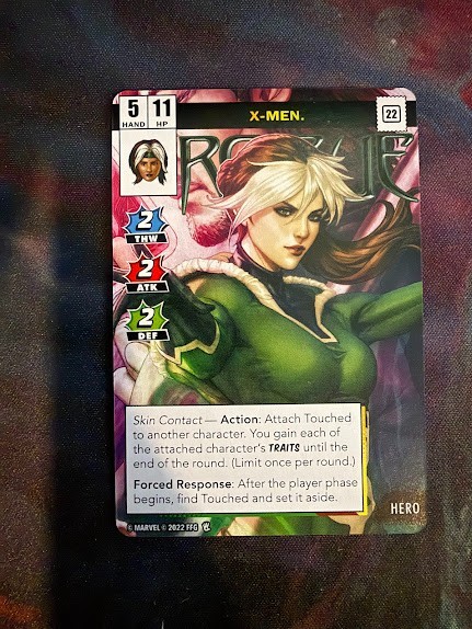 [Marvel Champions LCG] Rogue (Alternate Art) – Mutant Genesis Promo Card – NM