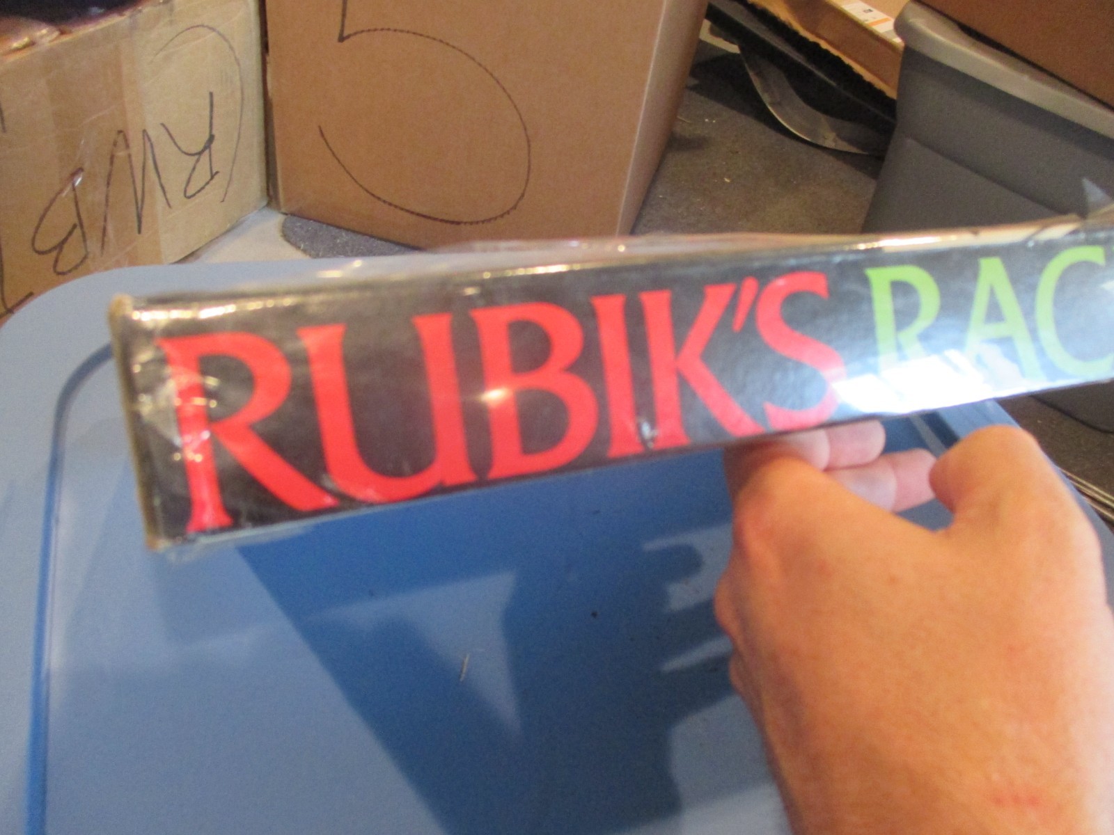 New Old Stock Vintage 1982 Ideal Rubiks Race Game Rubiks Cube Toy 2187-3