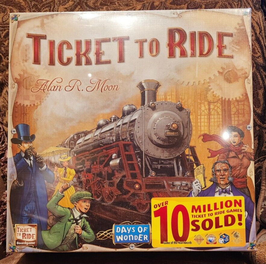 Ticket to Ride – Days of Wonder Board Game – Brand New – Factory Sealed