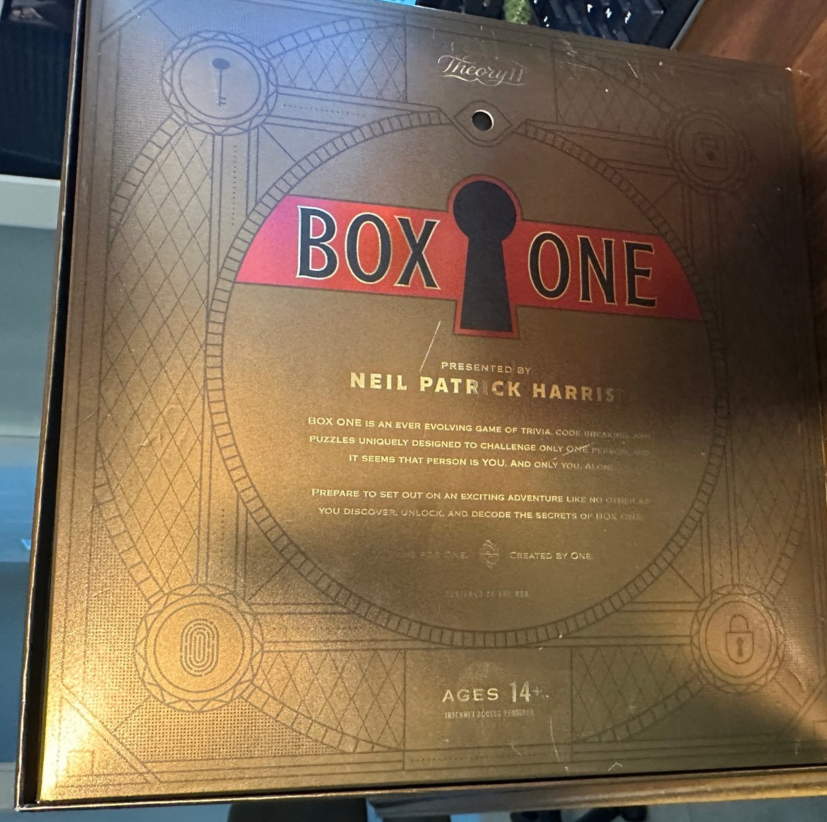 BOX ONE by Neil Patrick Harris Strategy Game Theory 11 Game – COMPLETE
