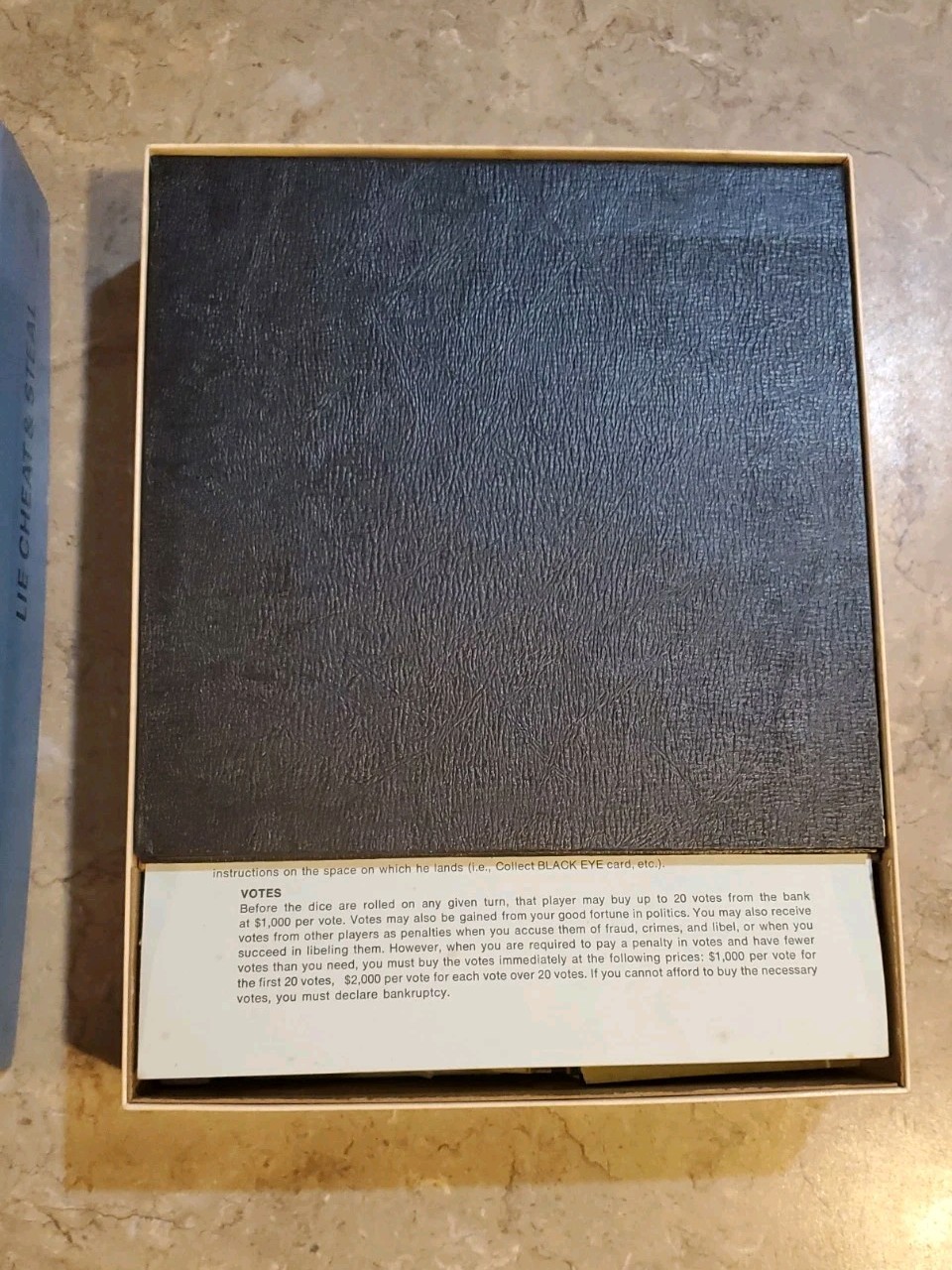 1971 Lie Cheat & Steal: The Game of Political Power ~ Board Game COMPLETE