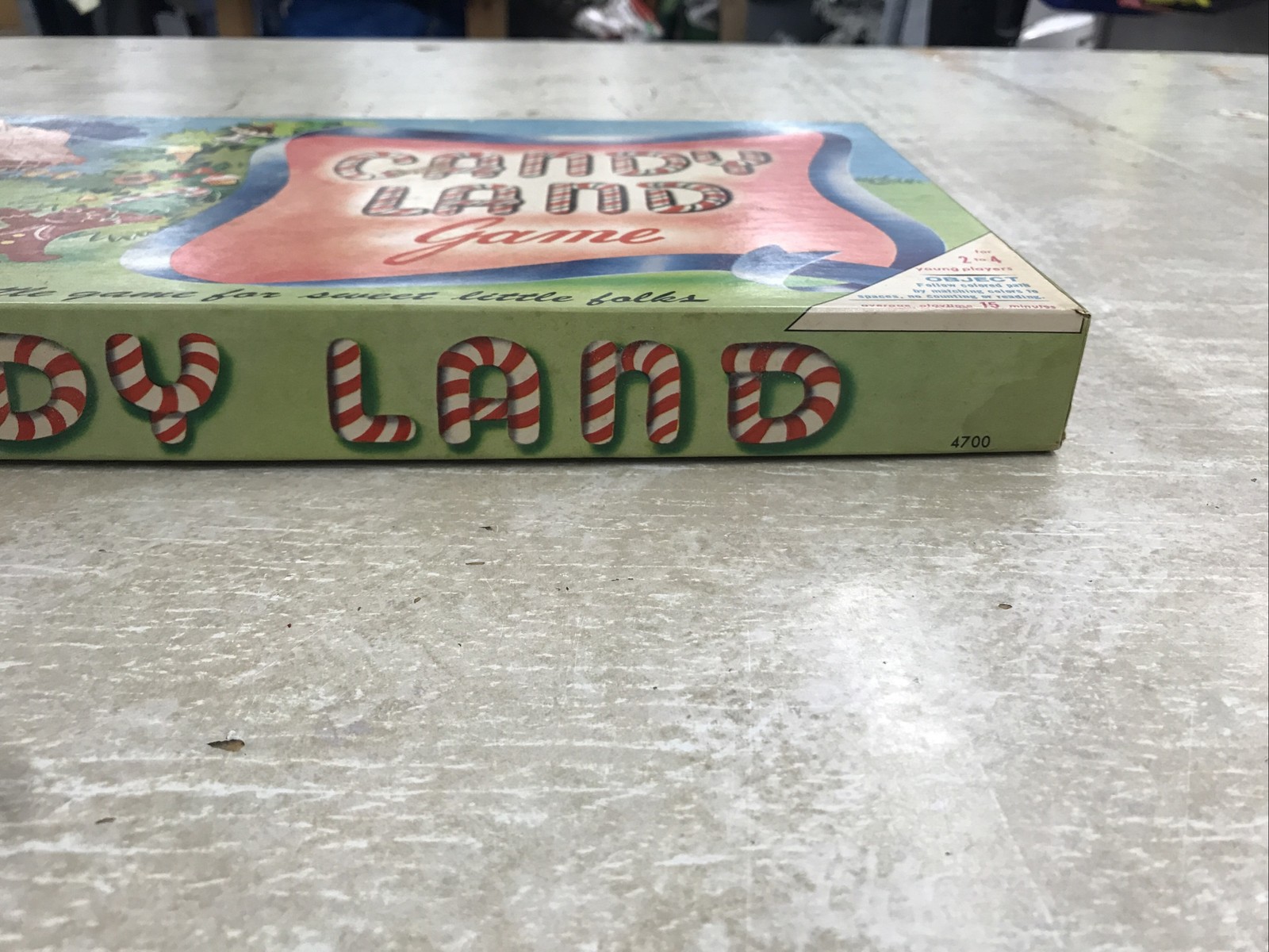 Complete Vintage Milton Bradley Candy Land Board Game 1955 UNUSED Sealed