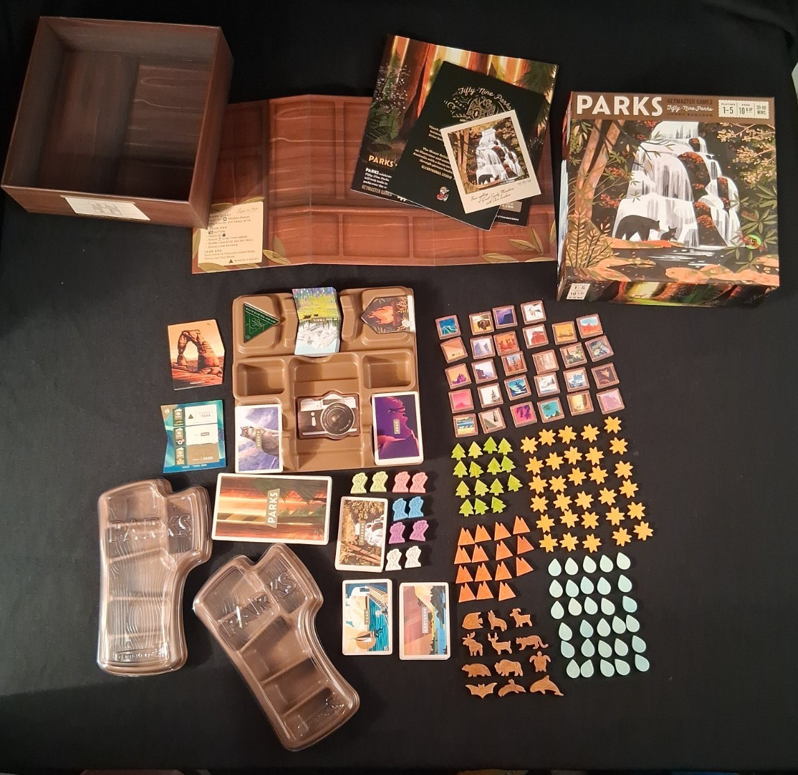 Parks Board Game by Keymaster & Henry Audubon National Parks