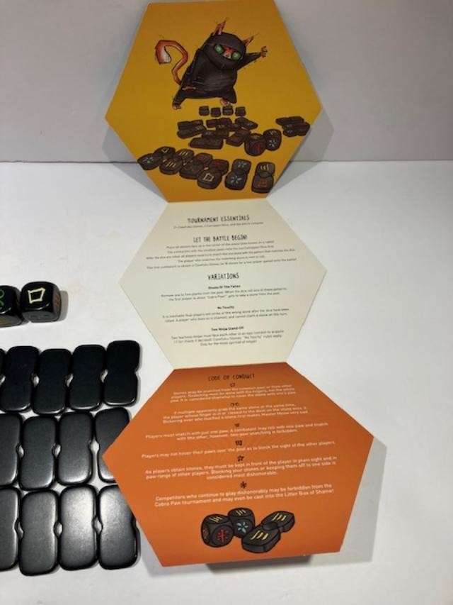 *COMPLETE* Cobra Paw Ninja Tile Game Bananagrams Master Meow Clawfuku Cat Ninja