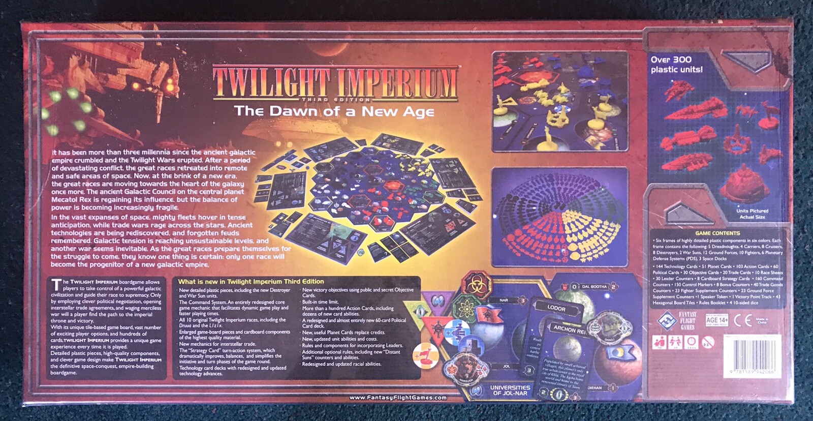 FANTASY FLIGHT TWILIGHT IMPERIUM GAME THIRD EDITION NEW SEALED
