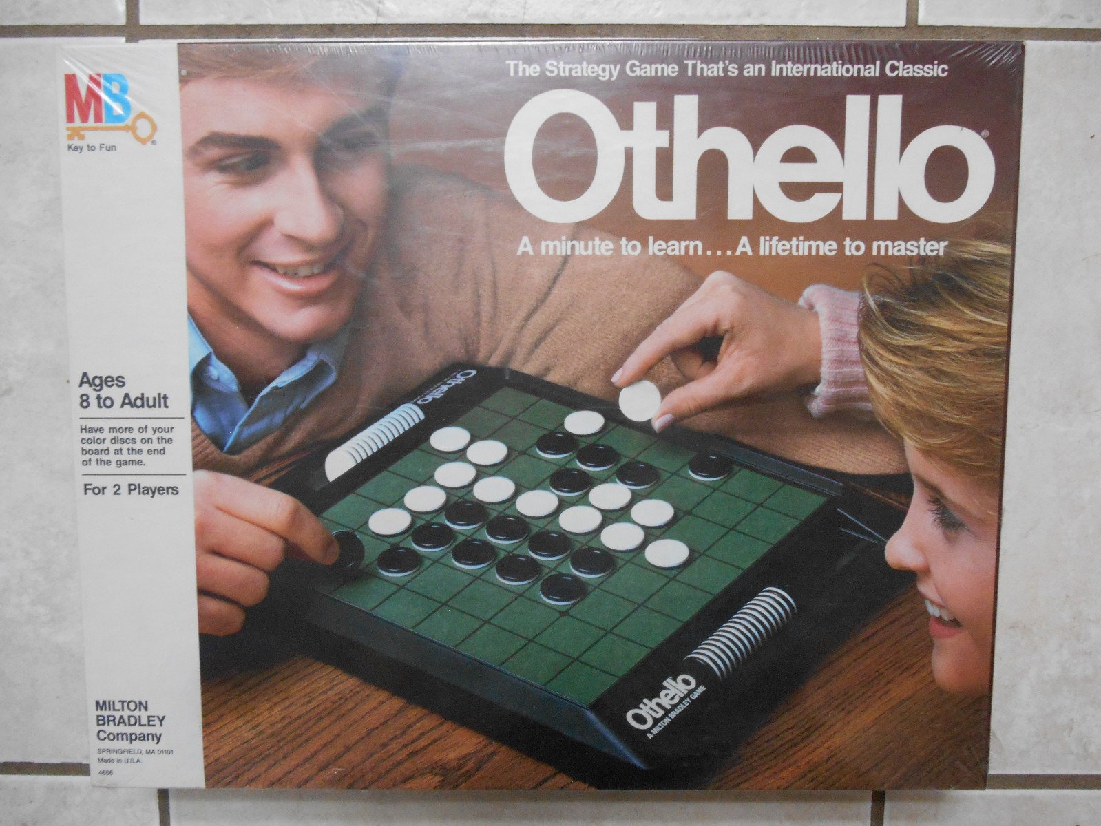 Original Vintage 1986 Milton Bradley Othello Board Game Still Sealed & Brand New