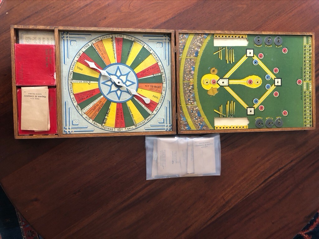 1913 Major League Indoor Baseball Game (Complete) High Grade Surviving Example