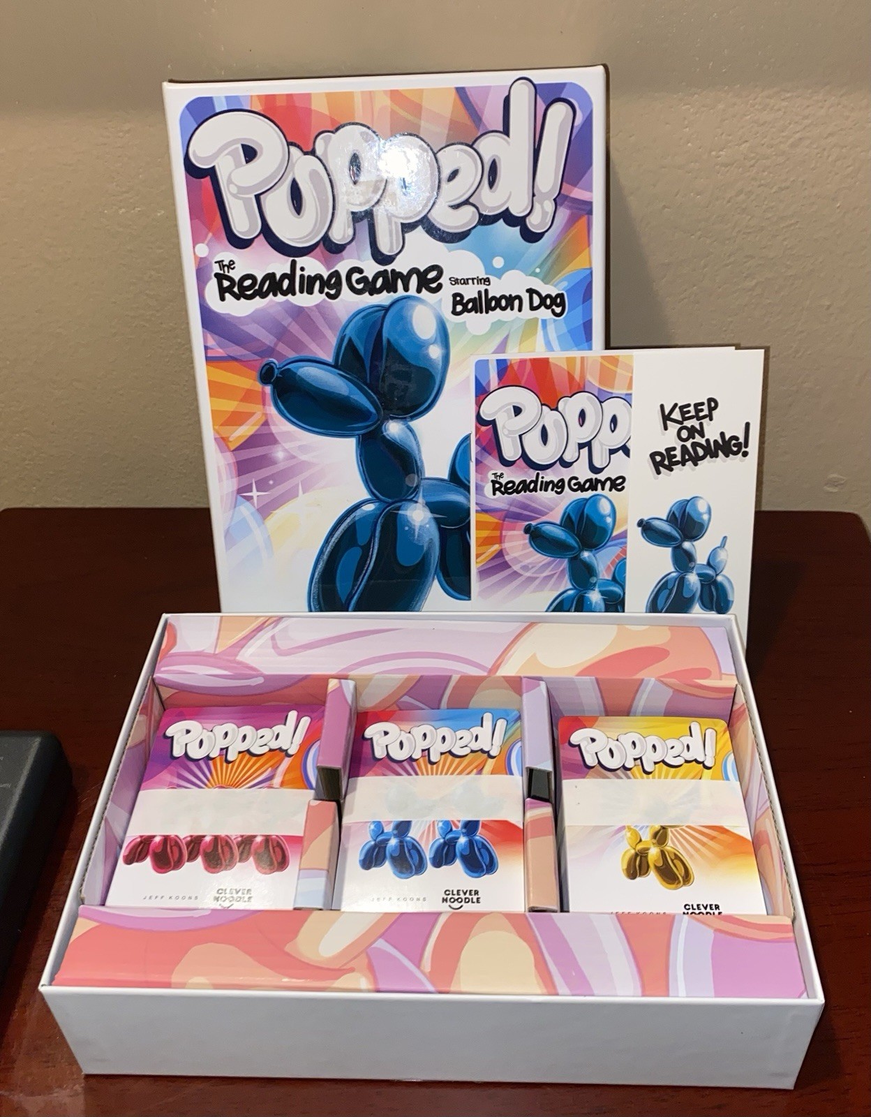Popped The Reading Game Starring Balloon Dog Jeff Koons Clever Noodle 2024