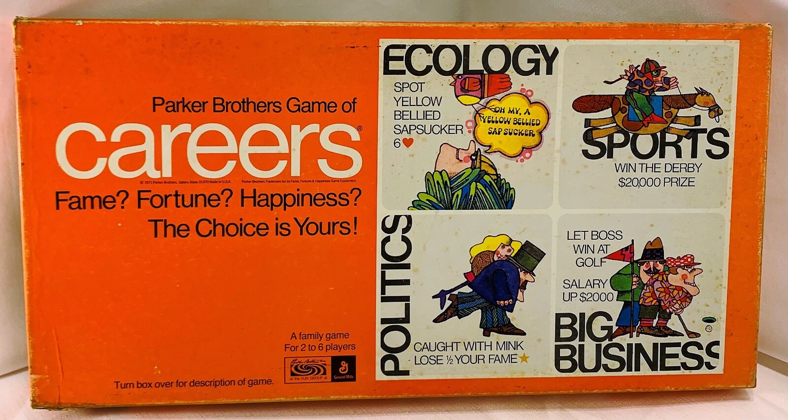1971 Careers Board Game by Parker Brothers Complete in Great Condition FREE SHIP