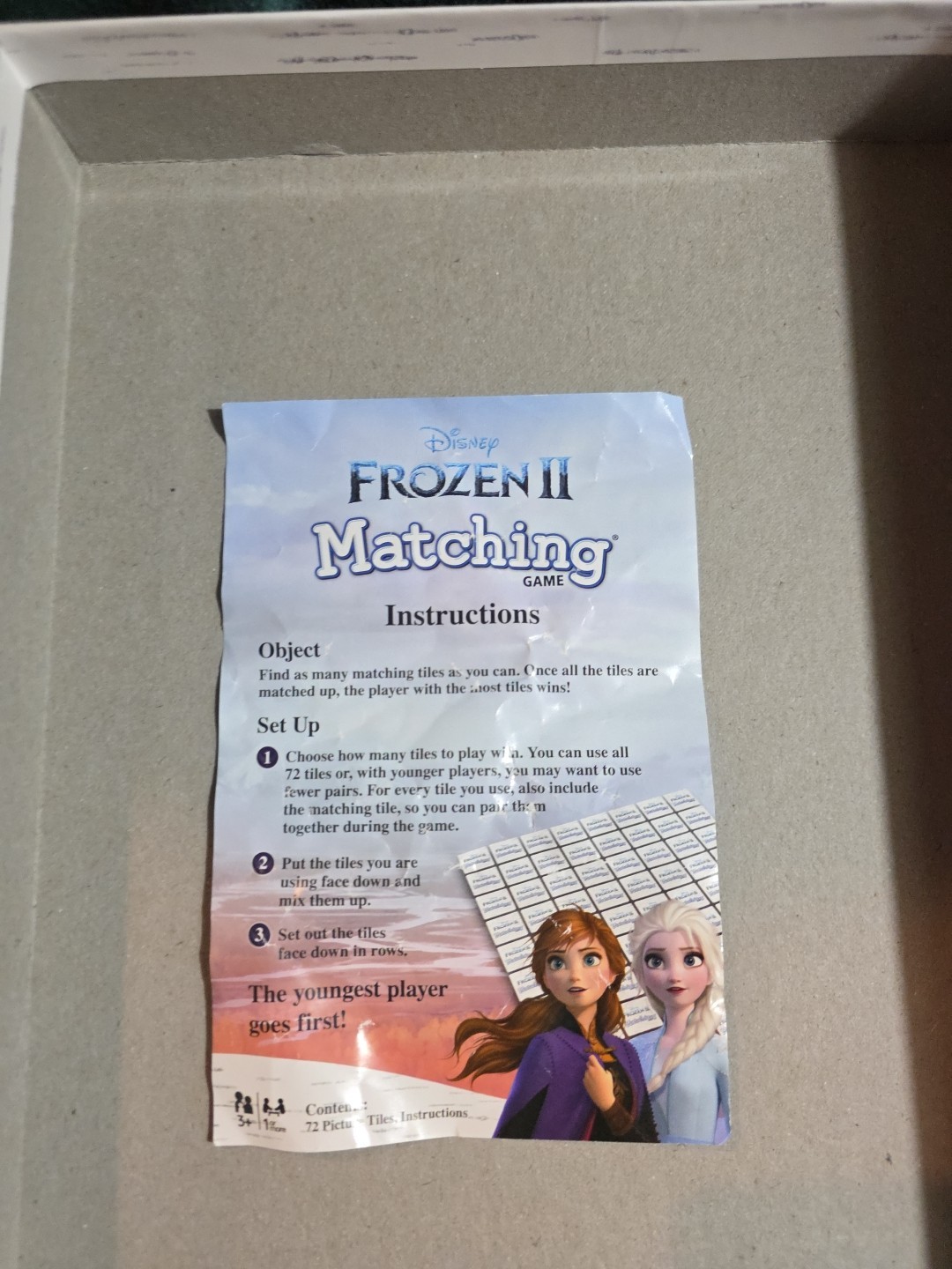 Disney Frozen II Matching Card Game Ages 4+ Anna Elsa Olaf Dobble 2019 Complete