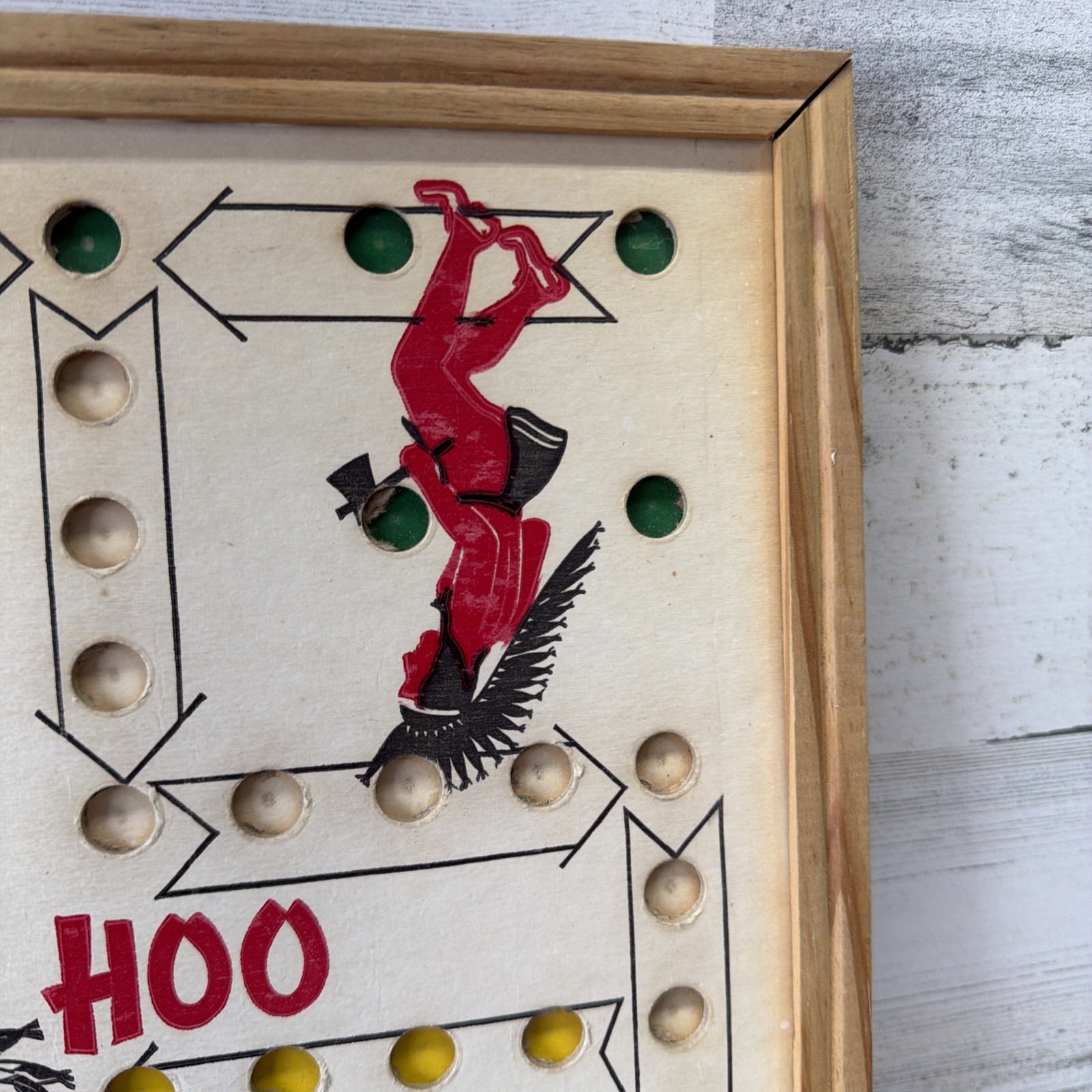 Vintage Creative Ideas Inc. WA HOO Marble Board Game, BOARD ONLY, Gatesville TX