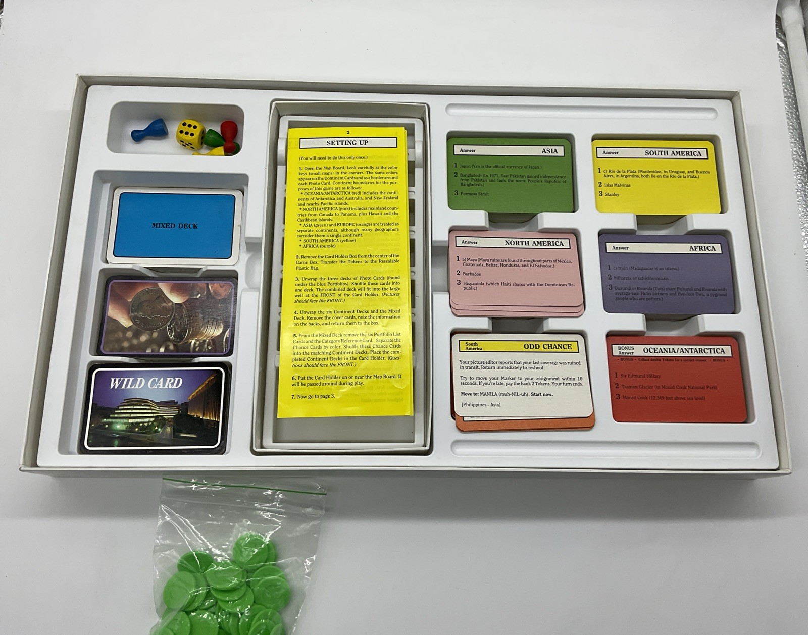 On Assignment With National Geographic Travel Board Game Vintage