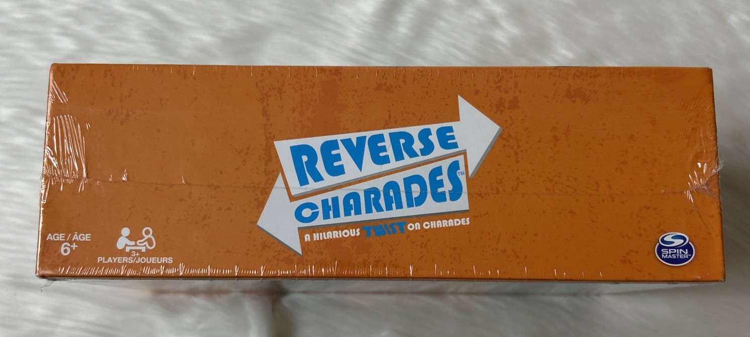 Original Reverse Charades Board Game Spin Master Games Interactive All Play New