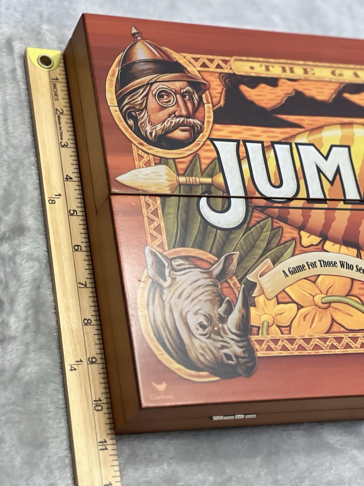 Jumanji Wooden Board Game Cardinal Complete All Pieces 2017 Movie Collectible