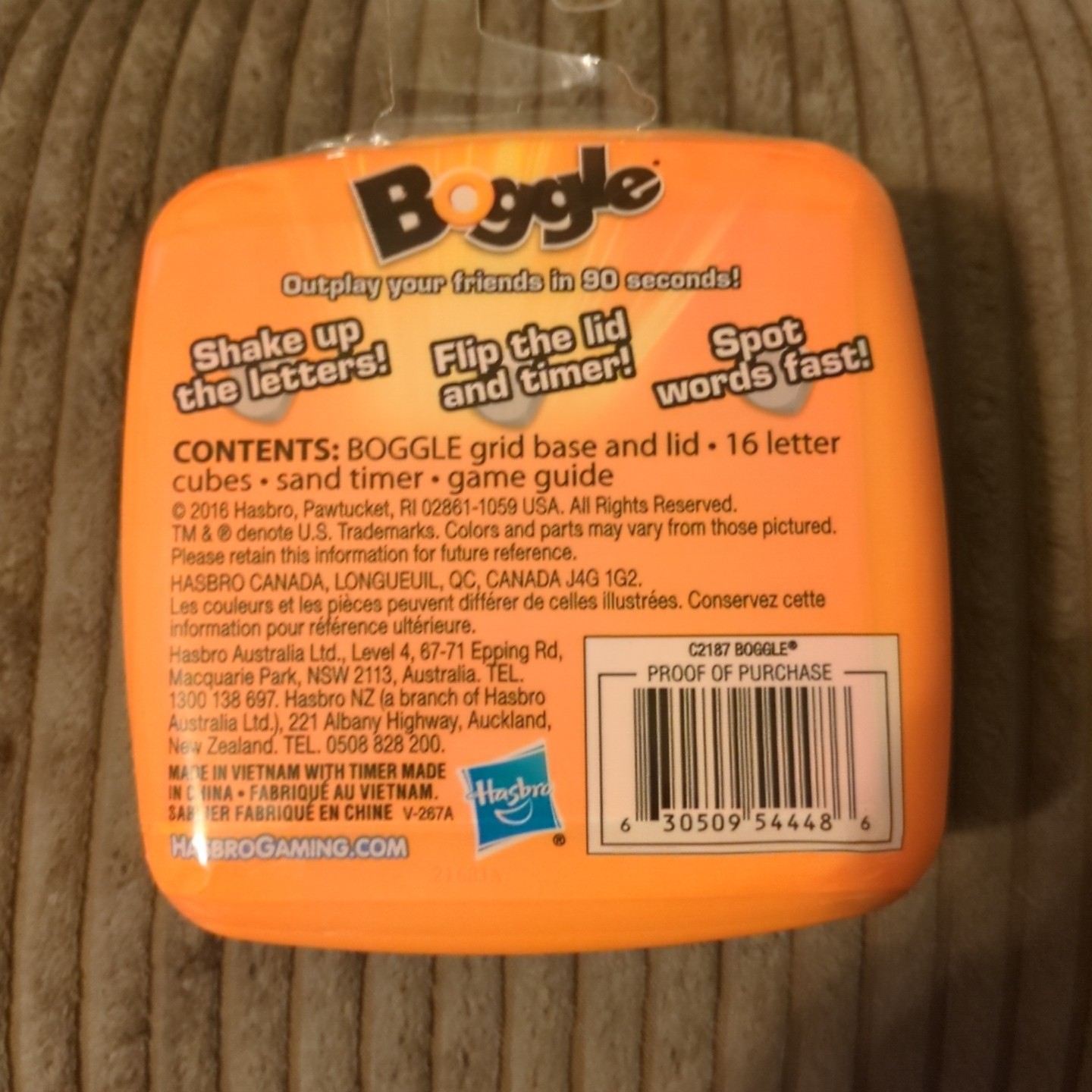 Boggle by Hasbro Gaming – Word Strategy Game – BRAND NEW SEALED 🎲