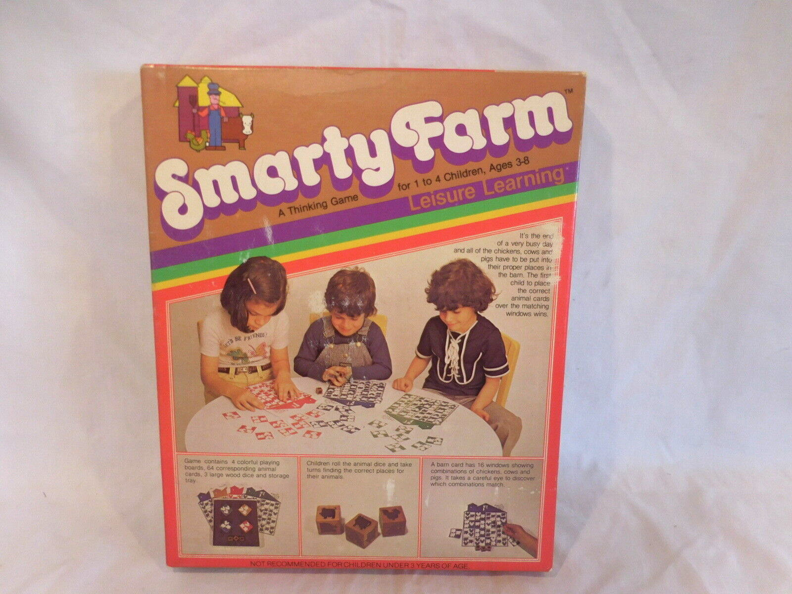 Smarty Farm Game from Leisure Learning 1981 COMPLETE ages 3 – 8