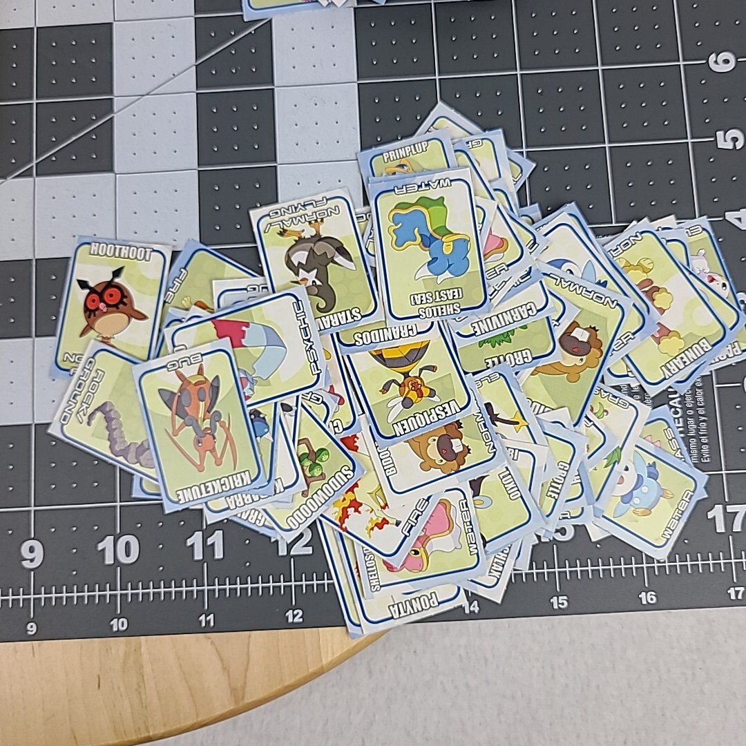 Pokémon Diamond and Pearl Guess that Pokémon Game Pressman #4037 Incomplete