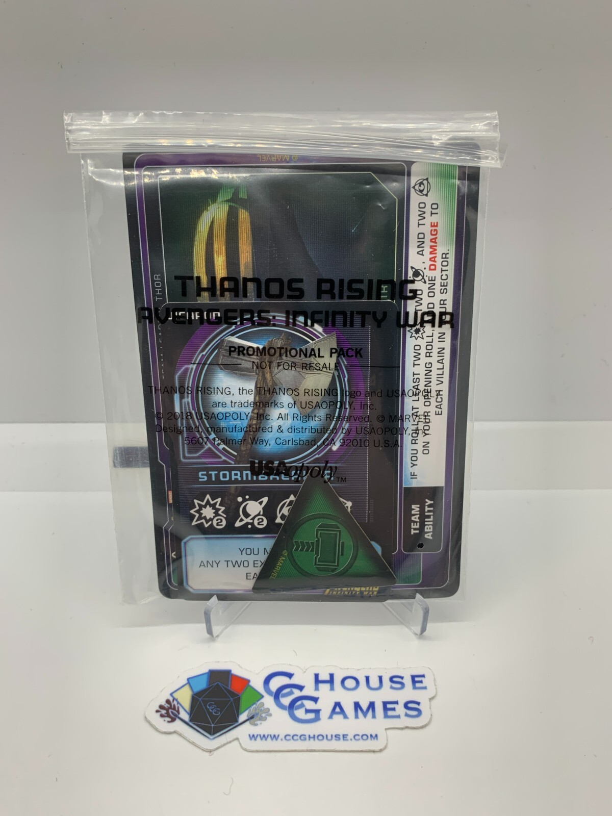 THOR Thanos Rising Avengers Infinity War Card Game Promotional Pack *CCGHouse*