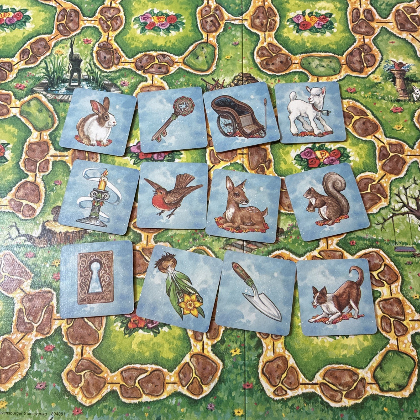 1993 The Secret Garden Game by Ravensburger Complete Game Set Warner Bros