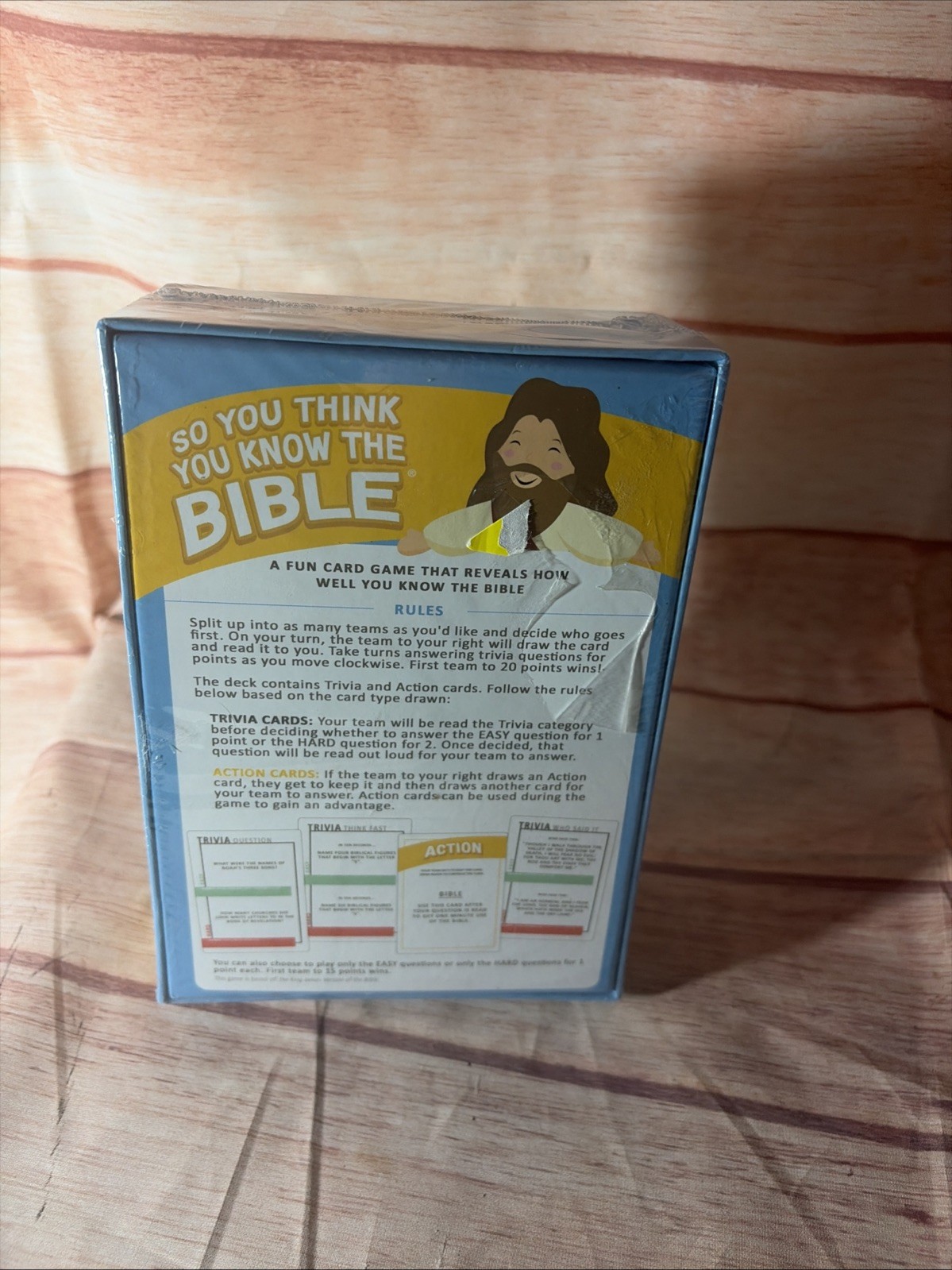 New So You Think You Know The Bible, A Fun Bible Trivia Game for Families