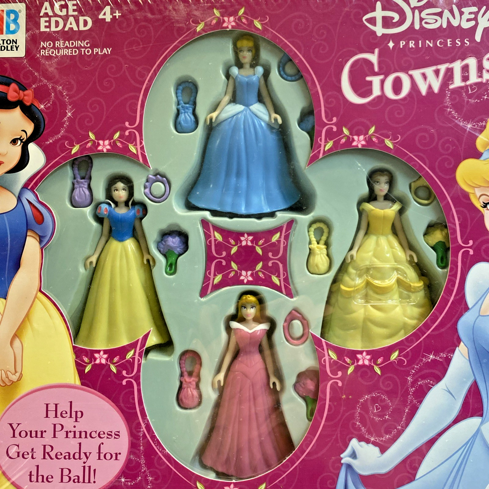 NEW Milton Bradley Disney Princess Gowns & Crowns Game Sealed TOYS R US EXCLUSIV