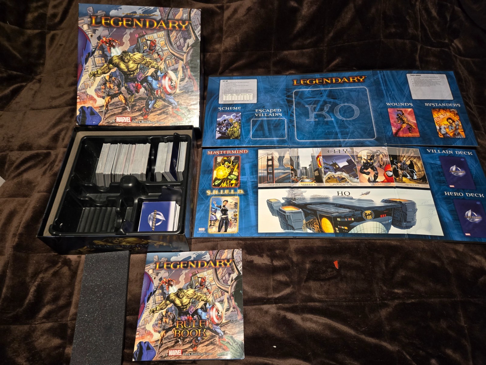 Marvel Legendary Deck Building Game Original Edition Complete Set