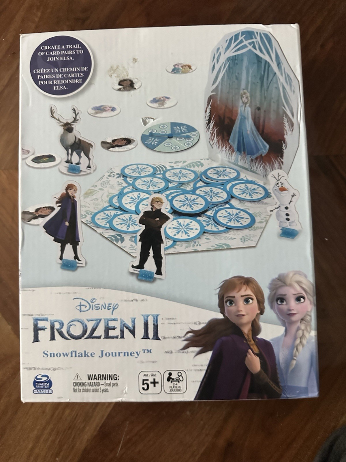 Disney Frozen 2 Snowflake Journey Board Game Kids Adventure Family Game NEW