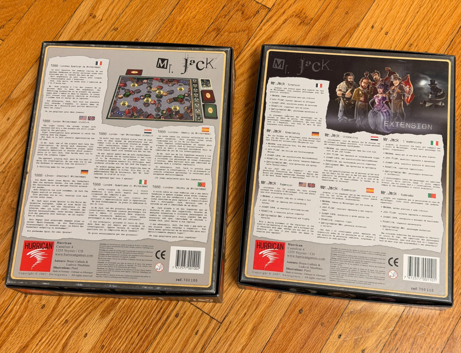 Mr. Jack + Extension Pack expansion (2 Player Board game)