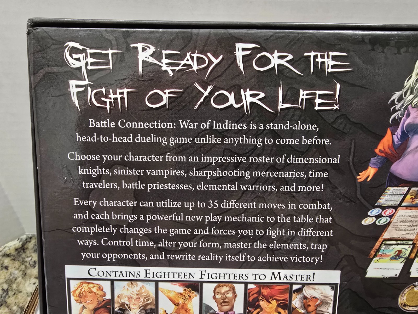 BATTLE CON War of Indines & Fate of the Indines Board Card Game w/ Poster
