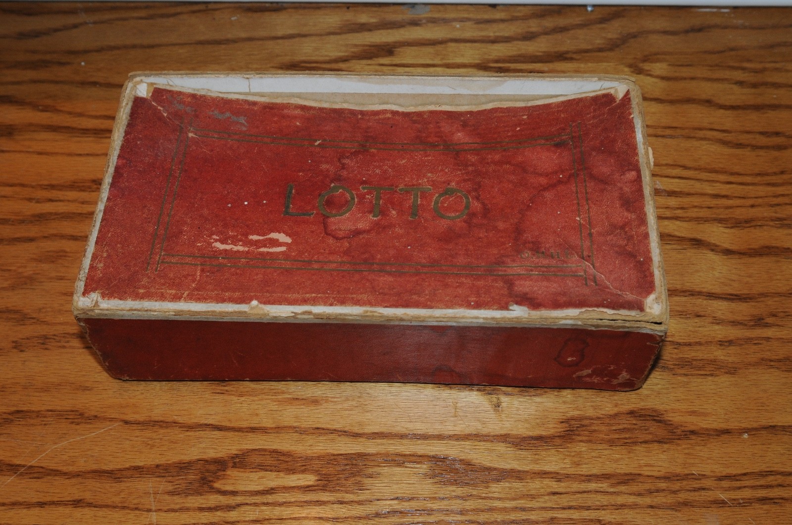 Rare Victorian Vintage Antique Lotto Game LOTTO 1800s/1900s Traditional Game Old