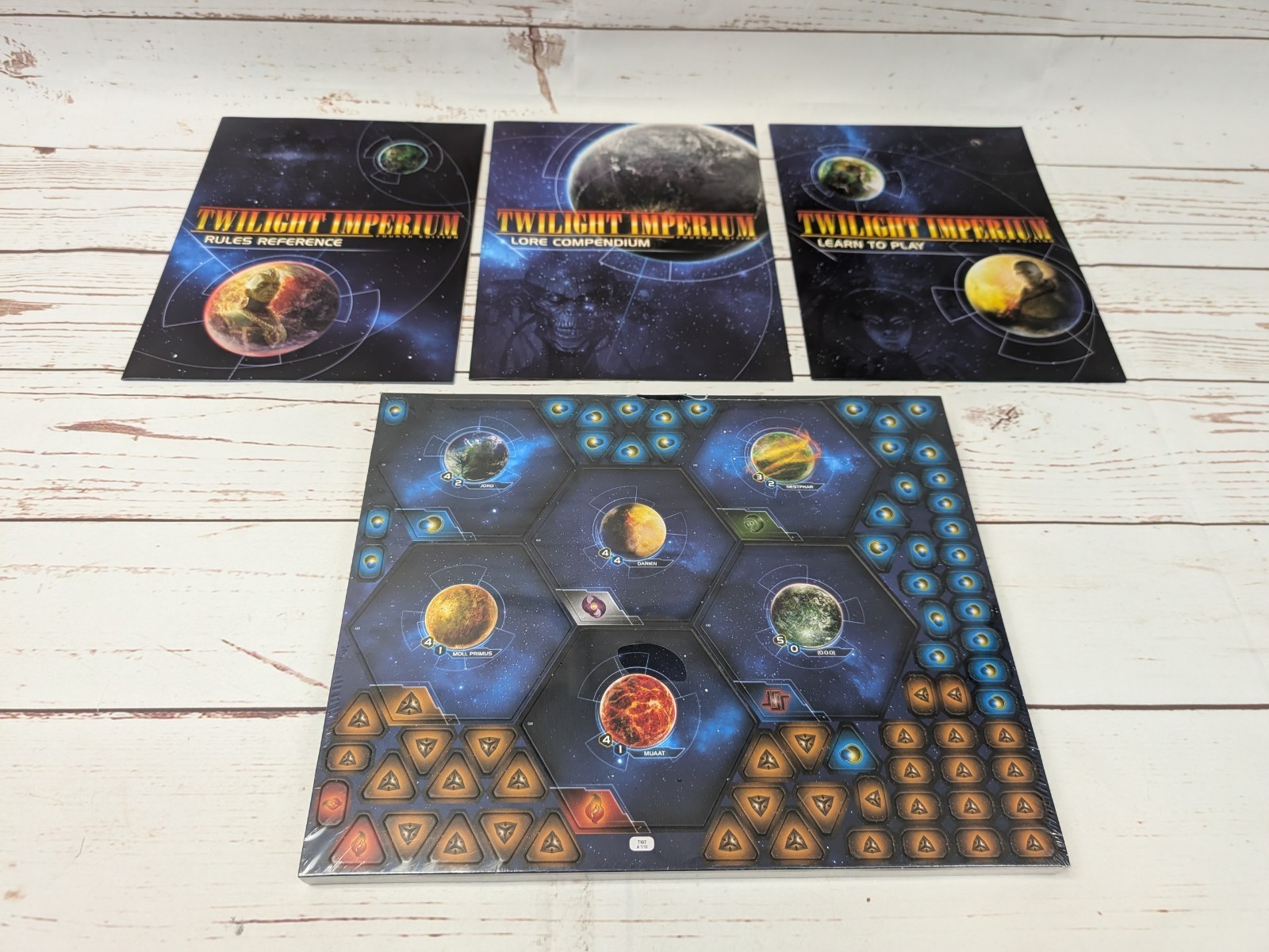 Twilight Imperium Fourth Edition Fantasy Flight Space 4X Board Game Unpunched