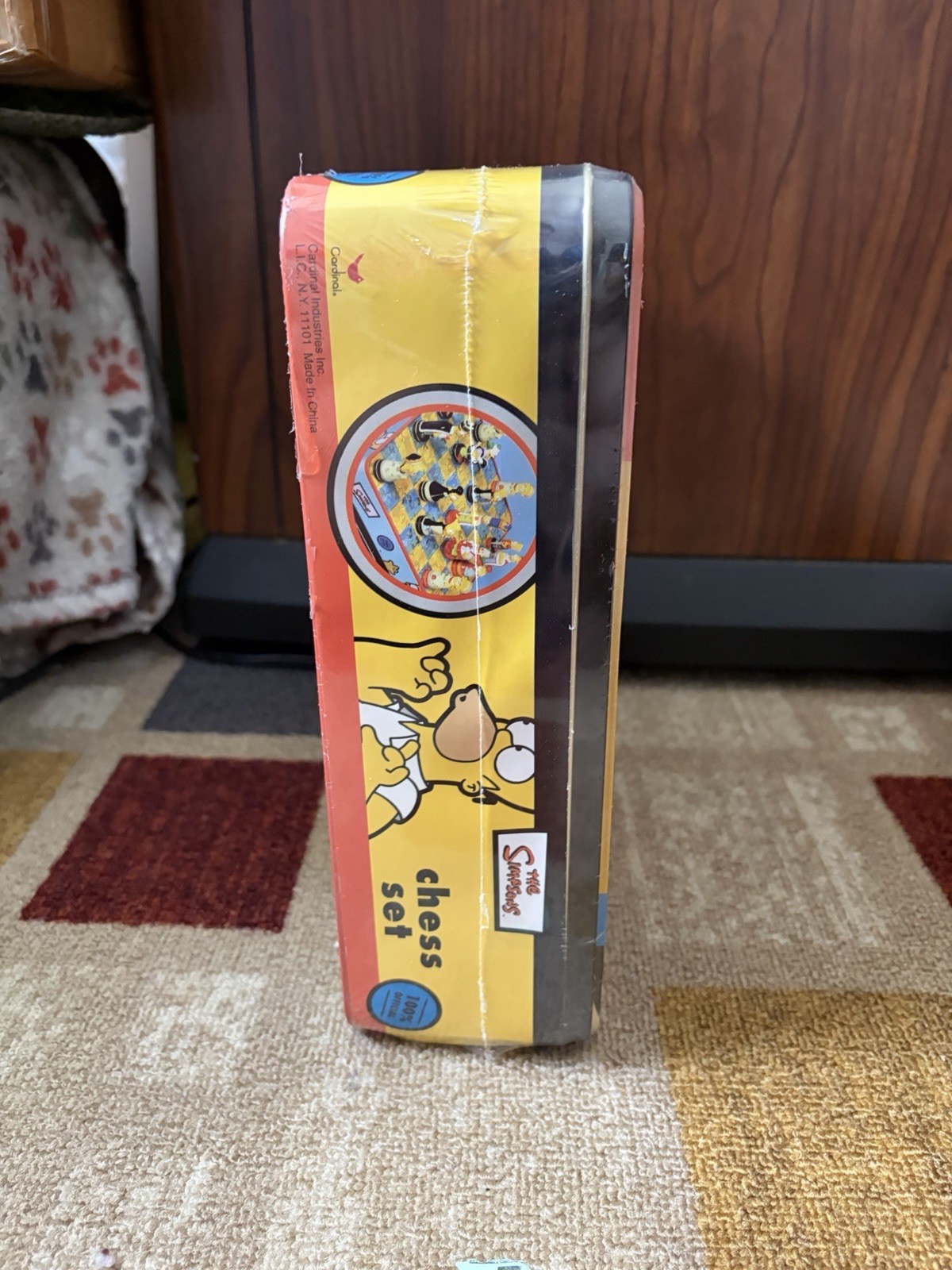 Cardinal The Simpsons Chess Set Complete Board Game SEALED