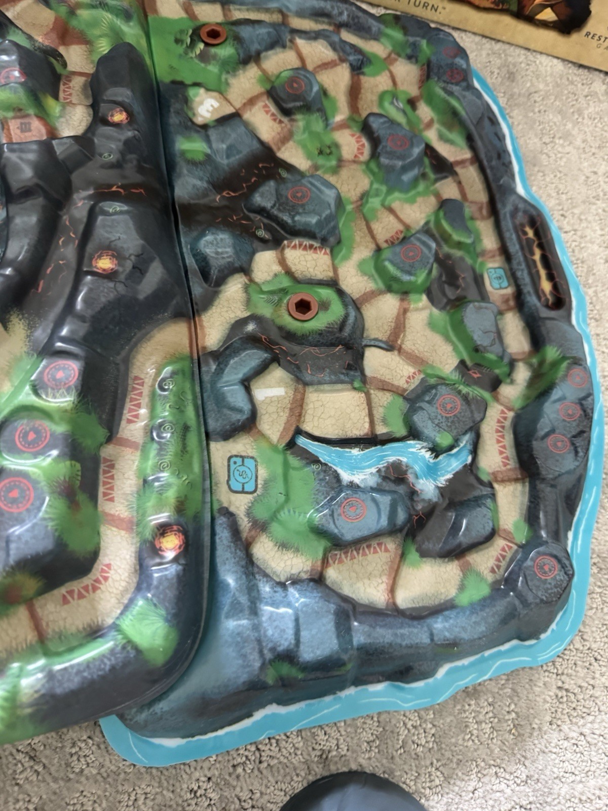 Fireball Island Curse Vul-Kar Spider Springs Treasure Trove Marbles CIB EUC