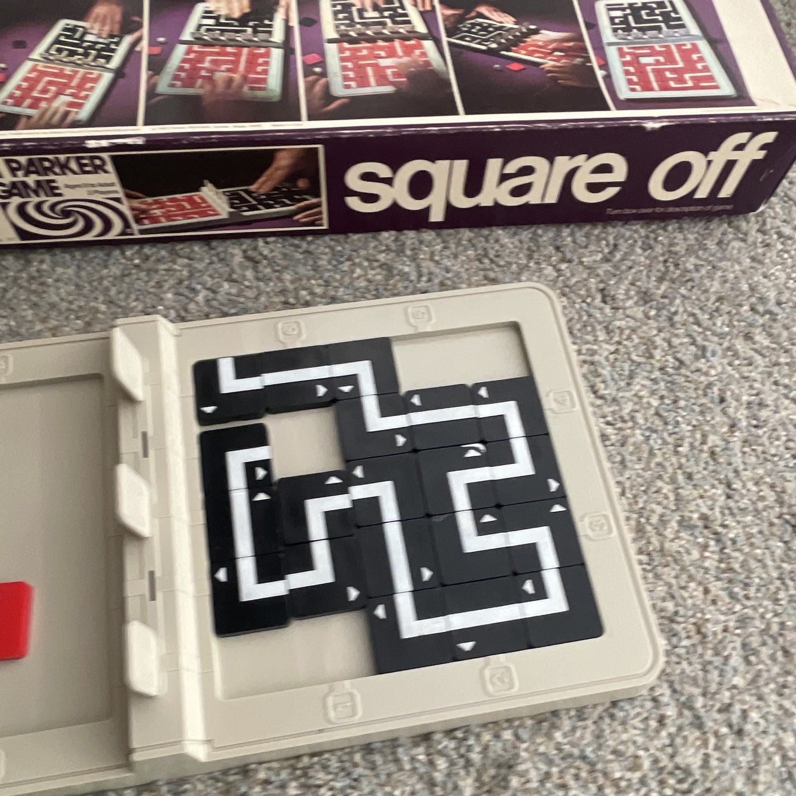 Parker Brothers Square Off Vintage 1972 Board Game 2 Players MPN 107