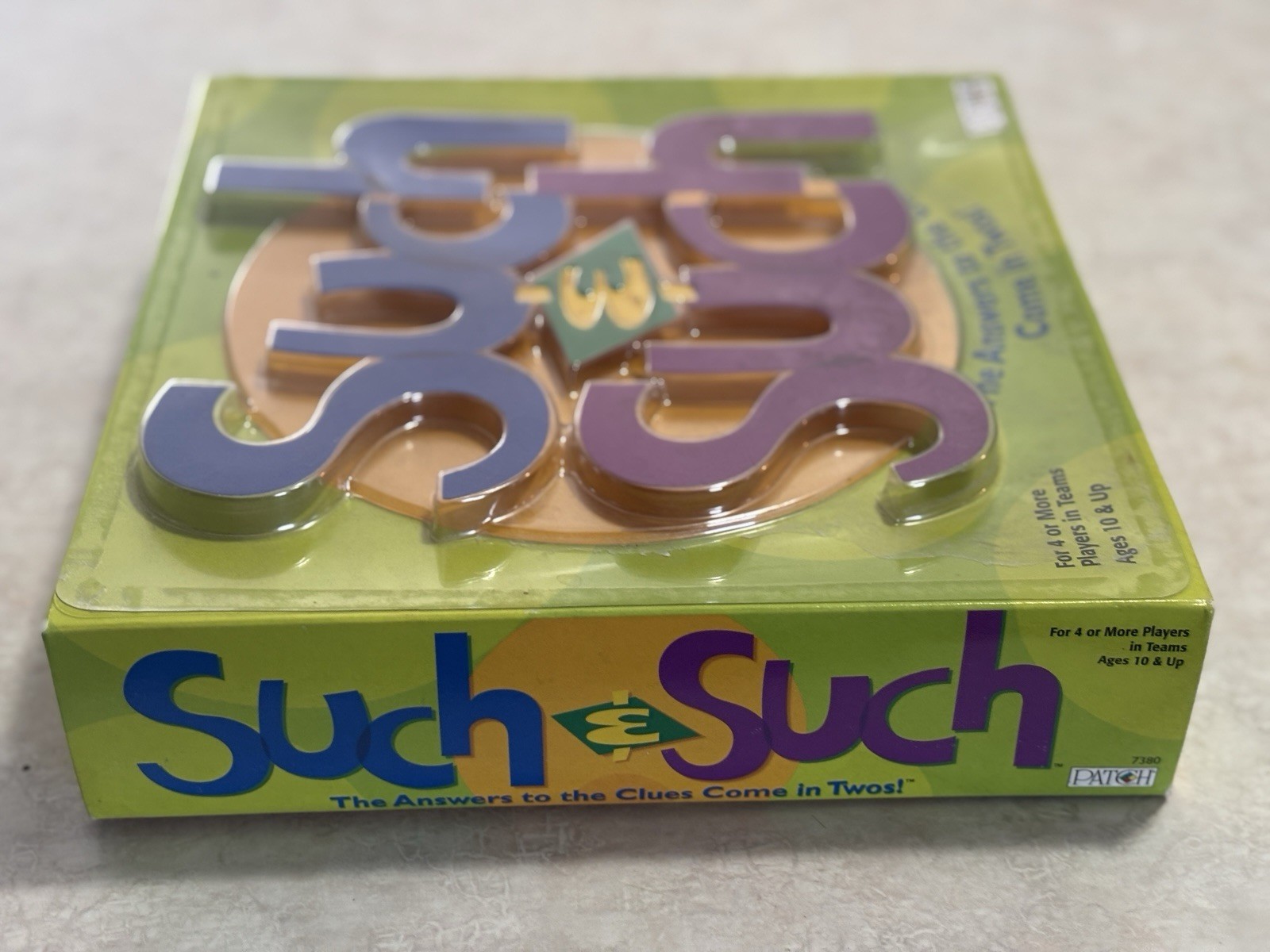 Such & Such Game-Patch Products The Answers To The Clues Come In Twos! Complete