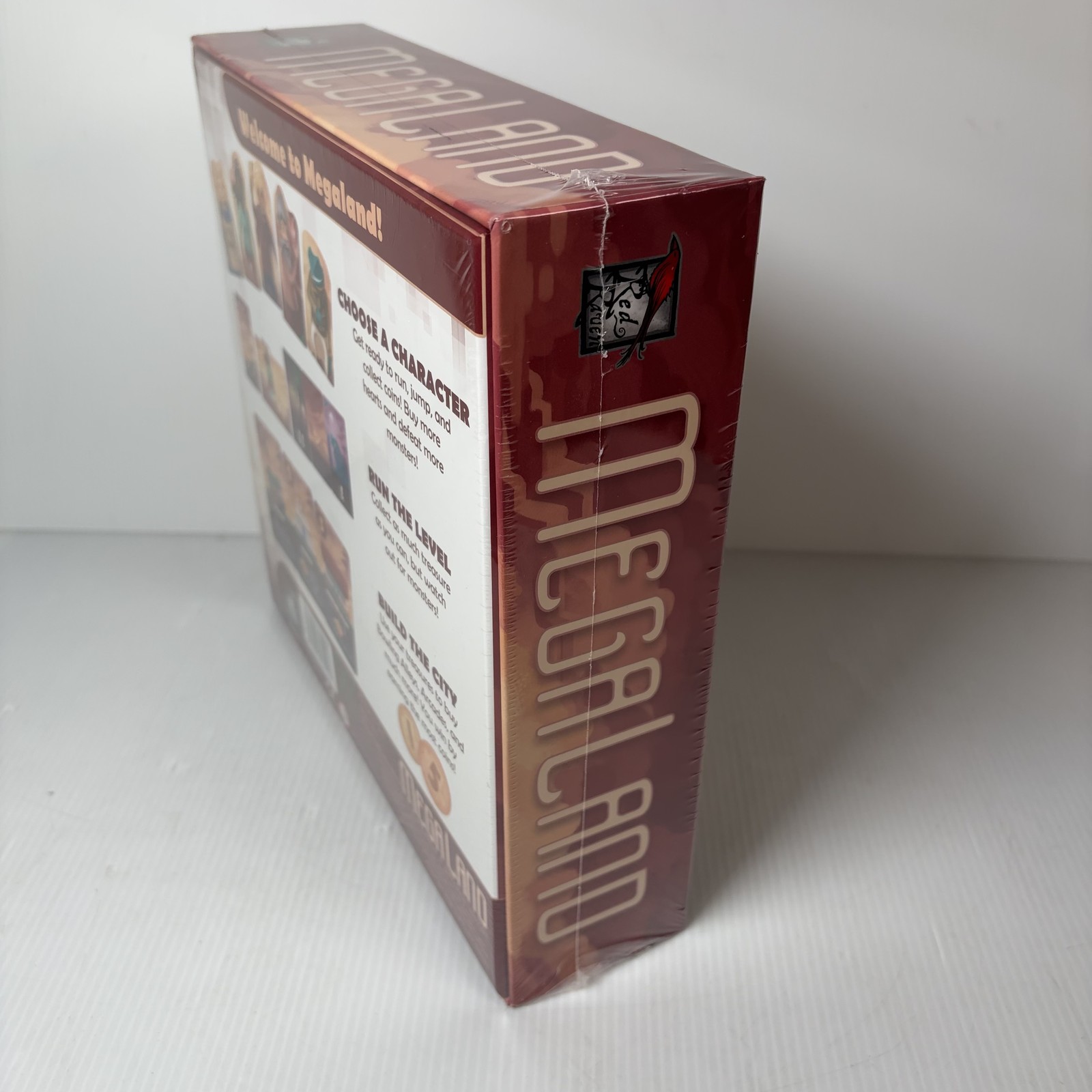 Megaland Board Game New Factory Sealed Red Raven Games Ryan & Malorie Laukat
