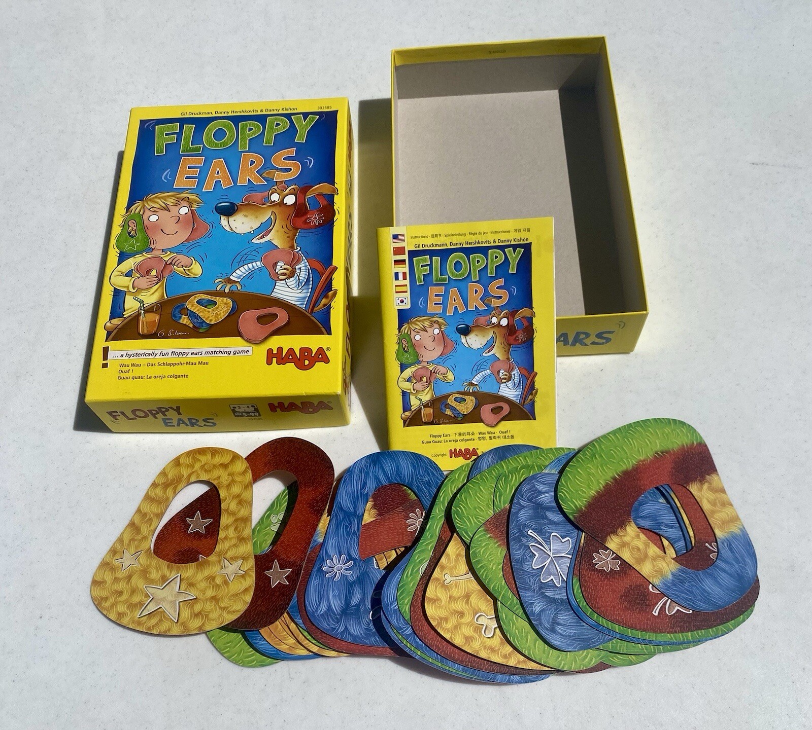 HABA Floppy Ears Hysterically Fun Floppy Ears Matching Complete Game ages 5 & Up