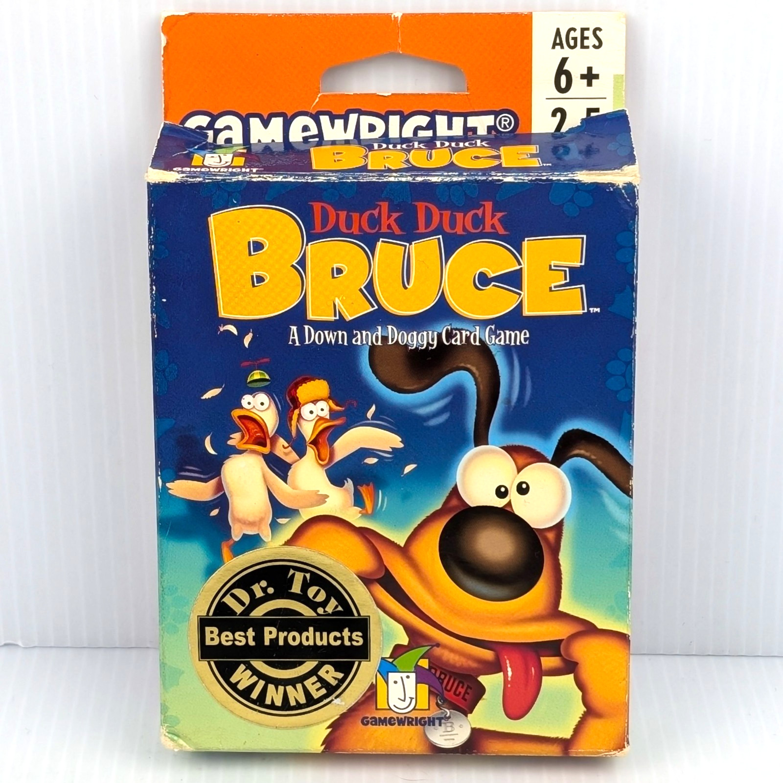 Duck Duck Bruce Card Game 100% COMPLETE 2007 Gamewright Dr Toy Award Winner