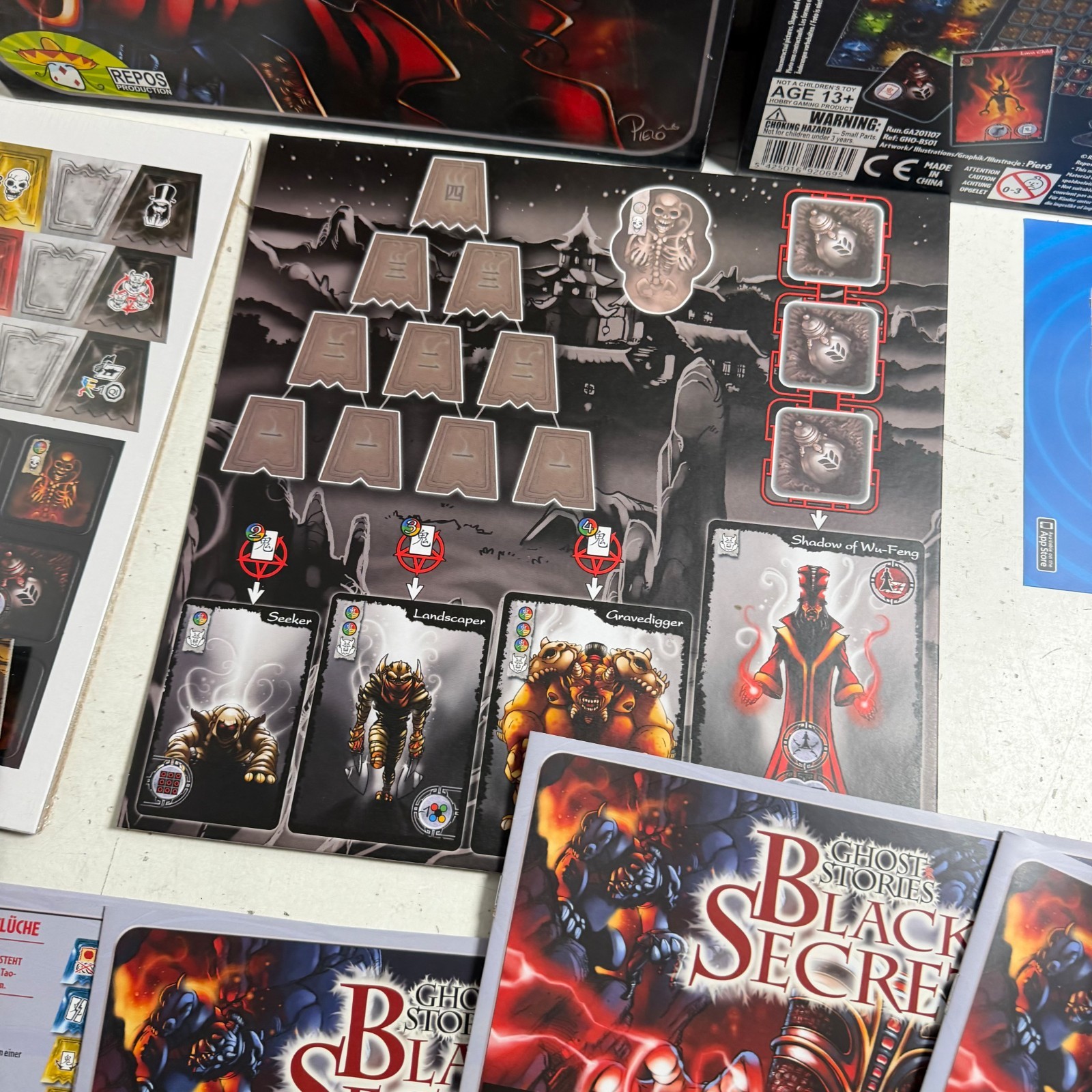 Ghost Stories: Black Secret Repos Production Cooperative Board Game Expansion