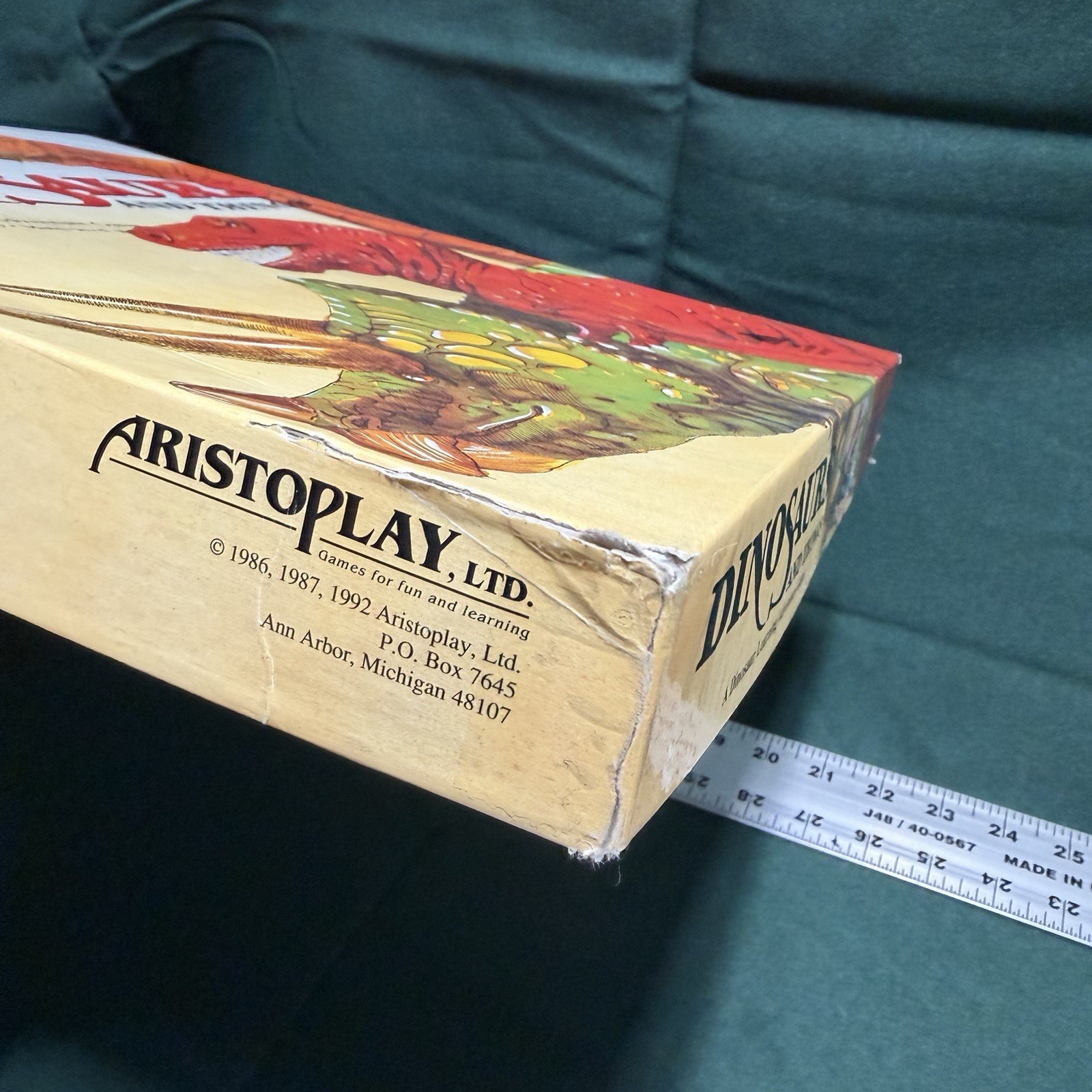 Vintage Dinosaurs and Things Puzzle Board Game – 1986 – Aristoplay – COMPLETE