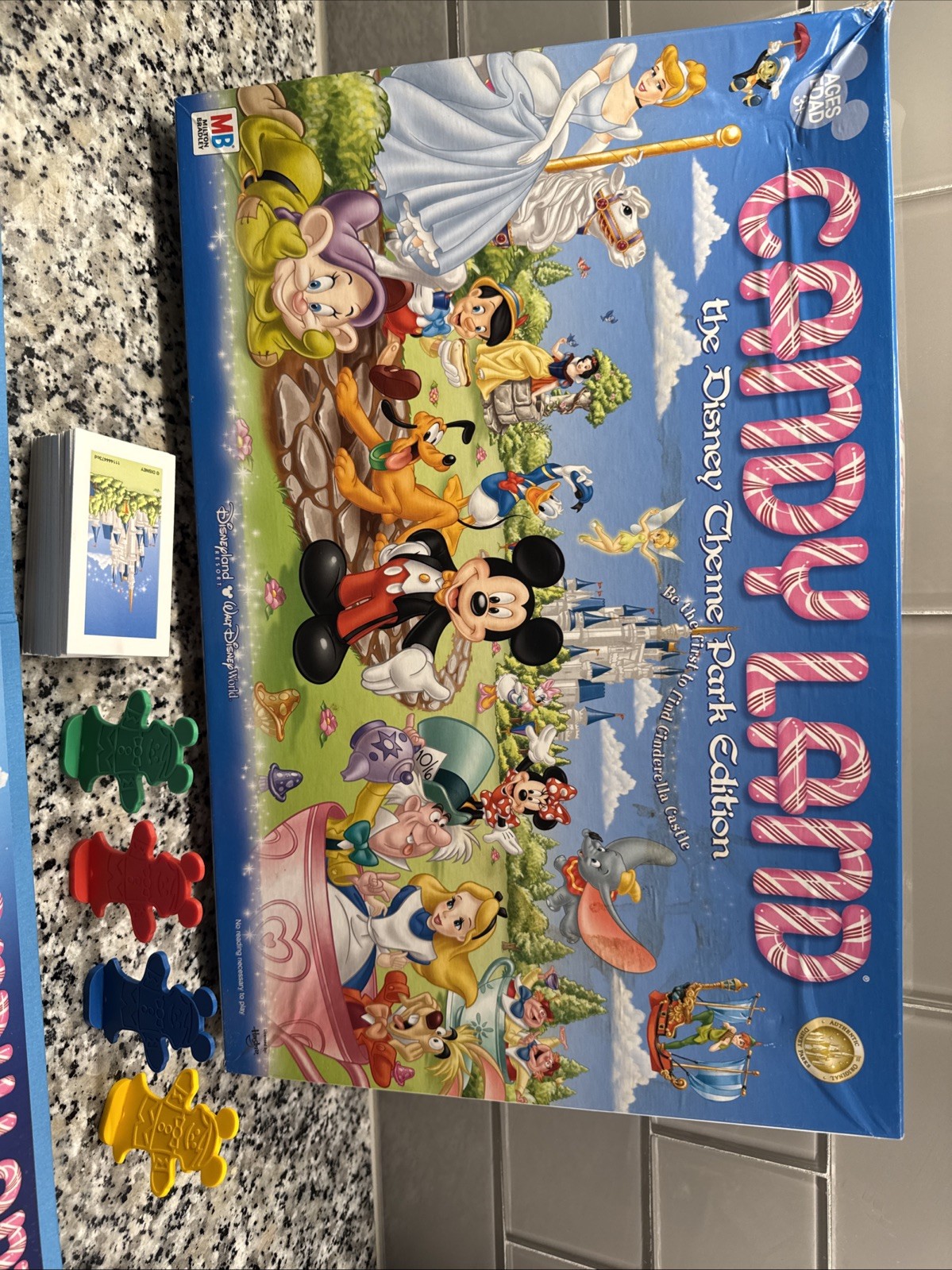 CANDYLAND: Disney Theme Park Edition Board Game (2009) Disneyland DISNEY WORLD
