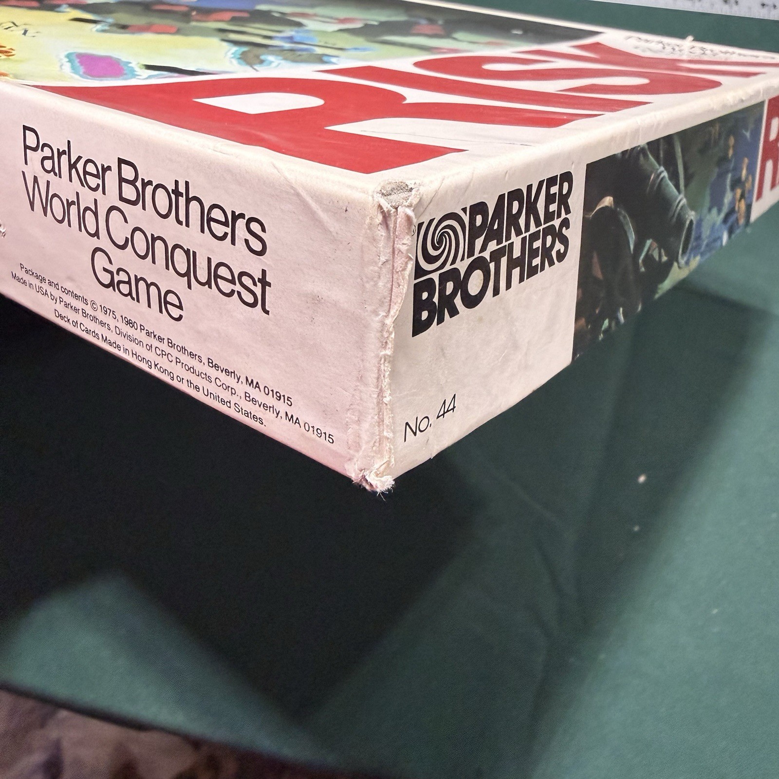 Vintage Risk Strategy Board Game 1980 by Parker Brothers NEW Open Box Ships Free