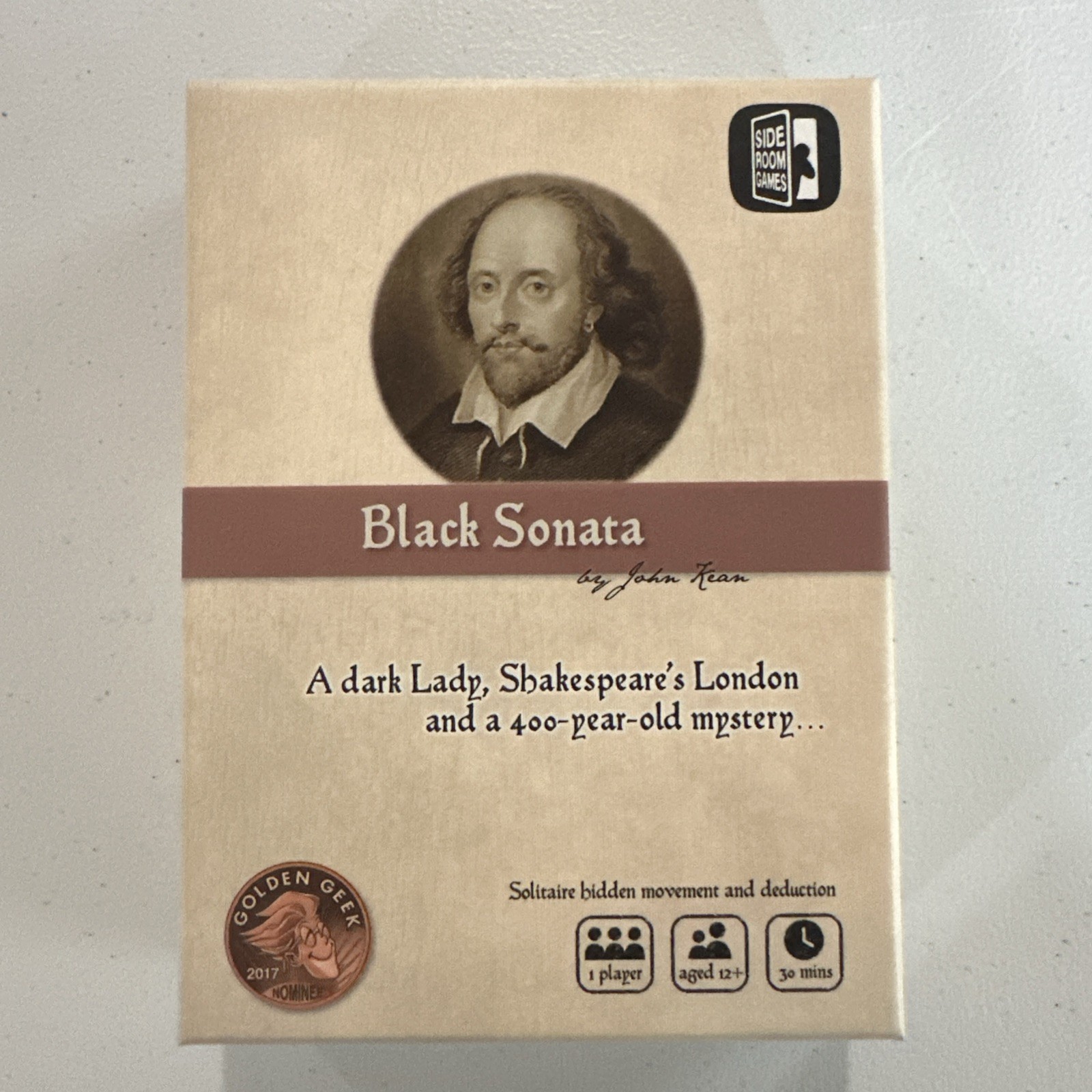 Side Room Board Game Black Sonata Box EX/NM