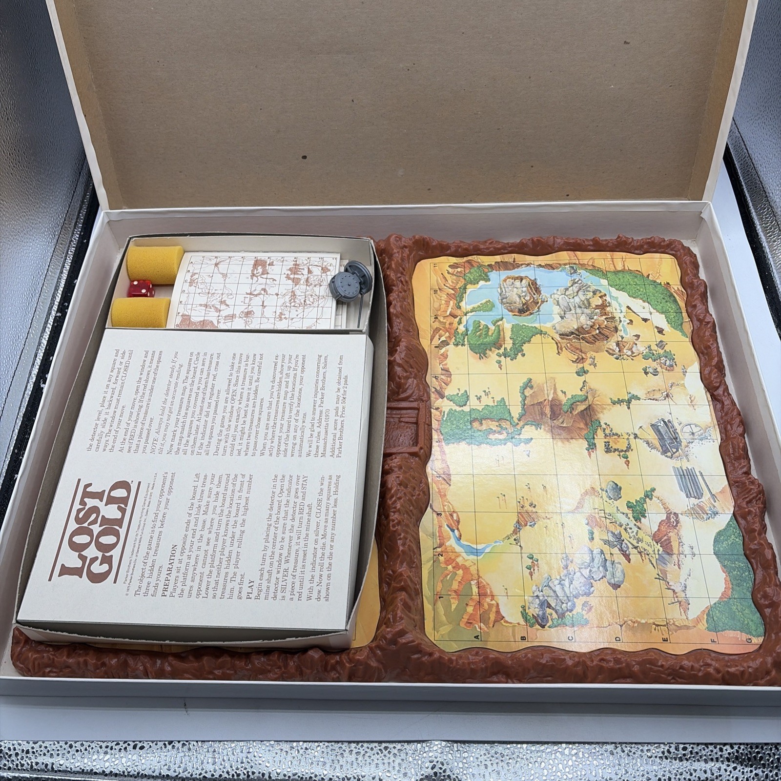 Lost Gold Board Game 1975 Parker Brothers Vintage