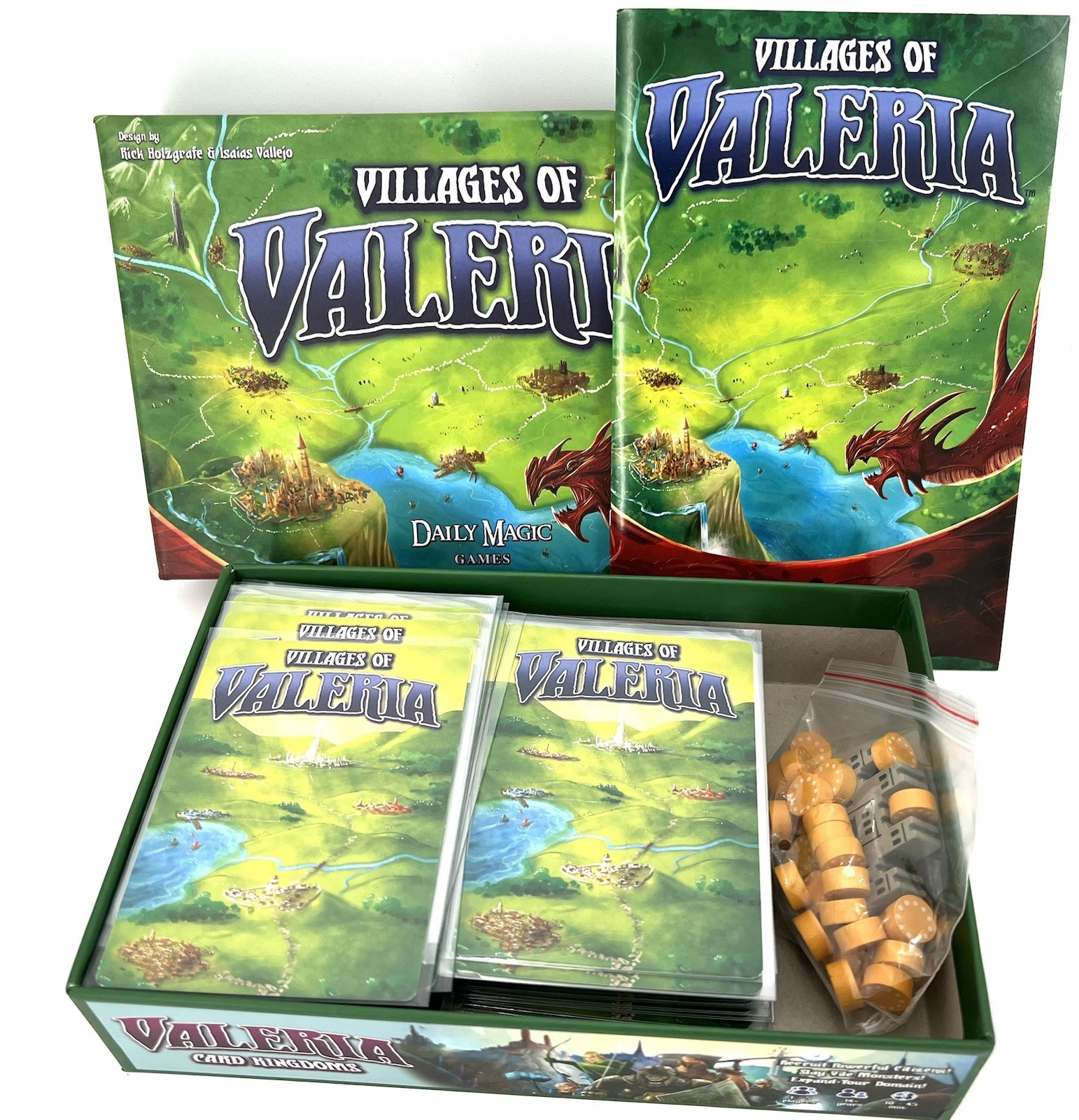 VILLAGES OF VALERIA Daily Magic Games Kingdom COMPLETE & EXCELLENT