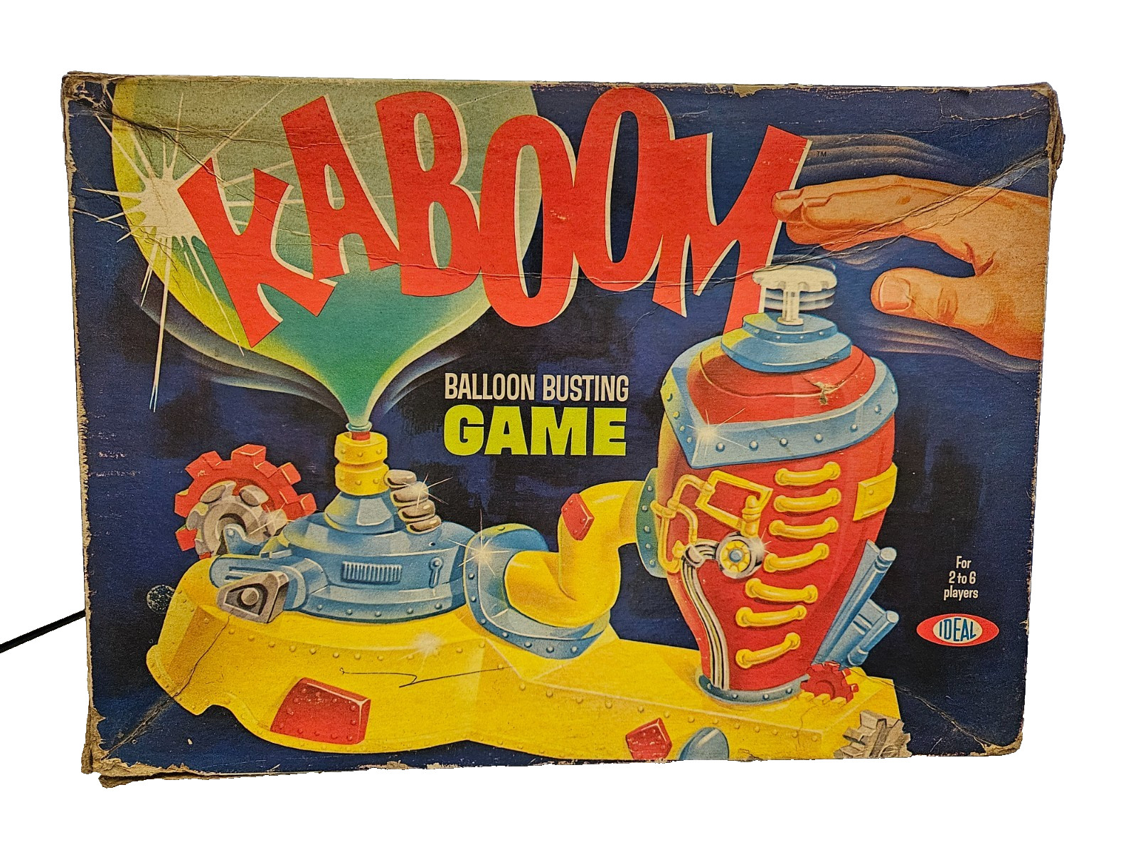 Vintage KABOOM- Balloon Busting game 1965 Ideal