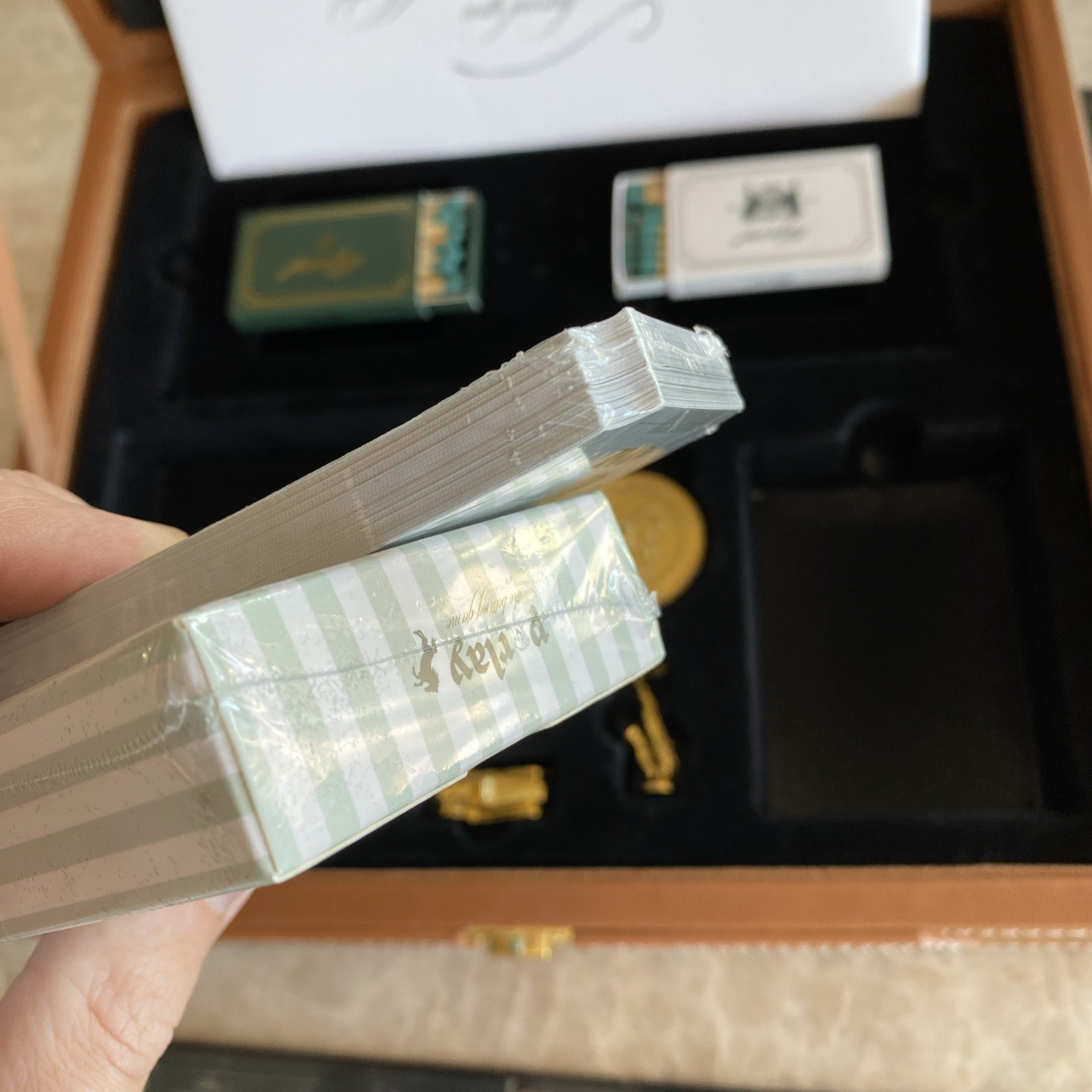 Parlay The Betting Game Deluxe VIP Leather Case Unused