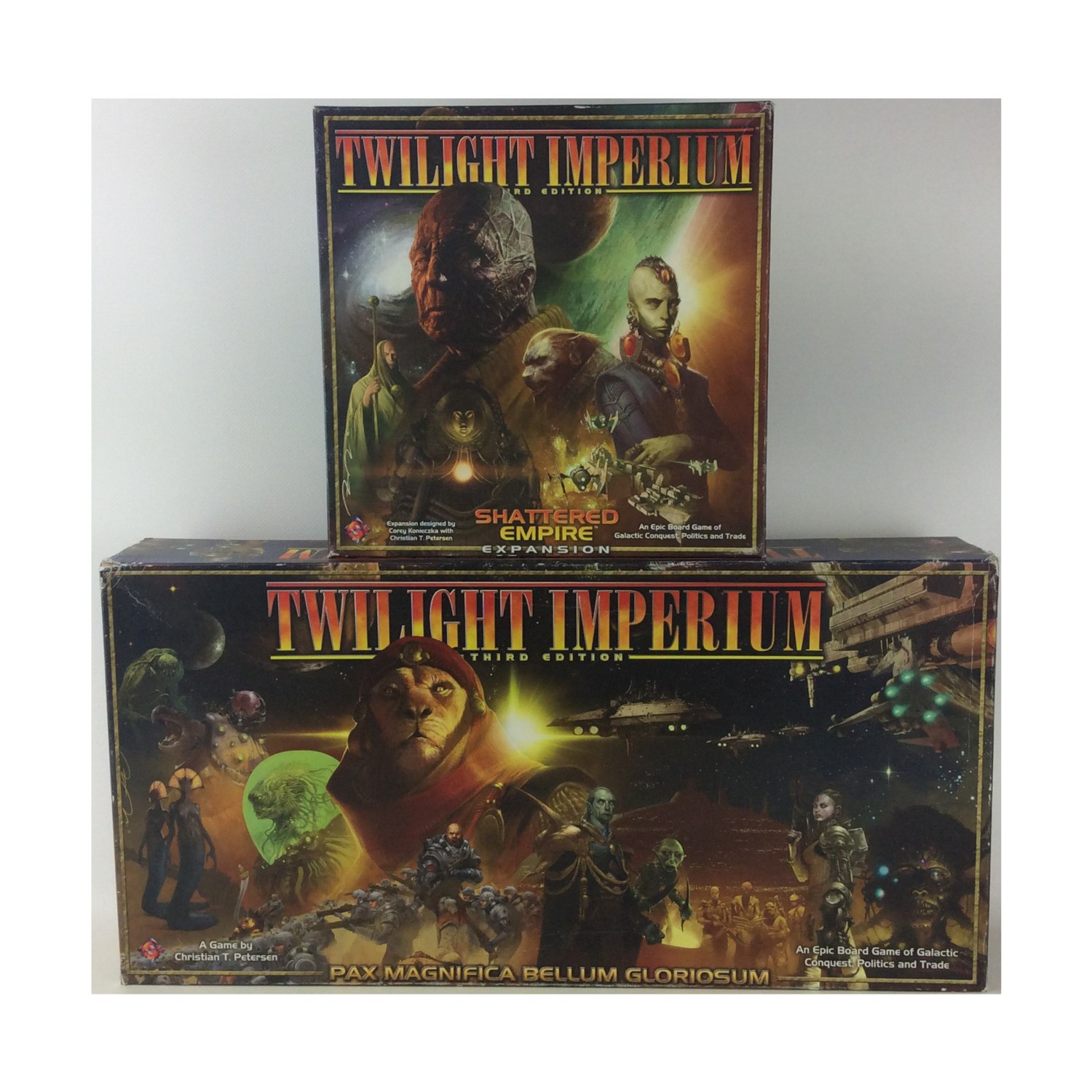 FFG Board Games Twilight Imperium (3rd Ed) w/Shattered Empires (2 Bo Fair/VG+