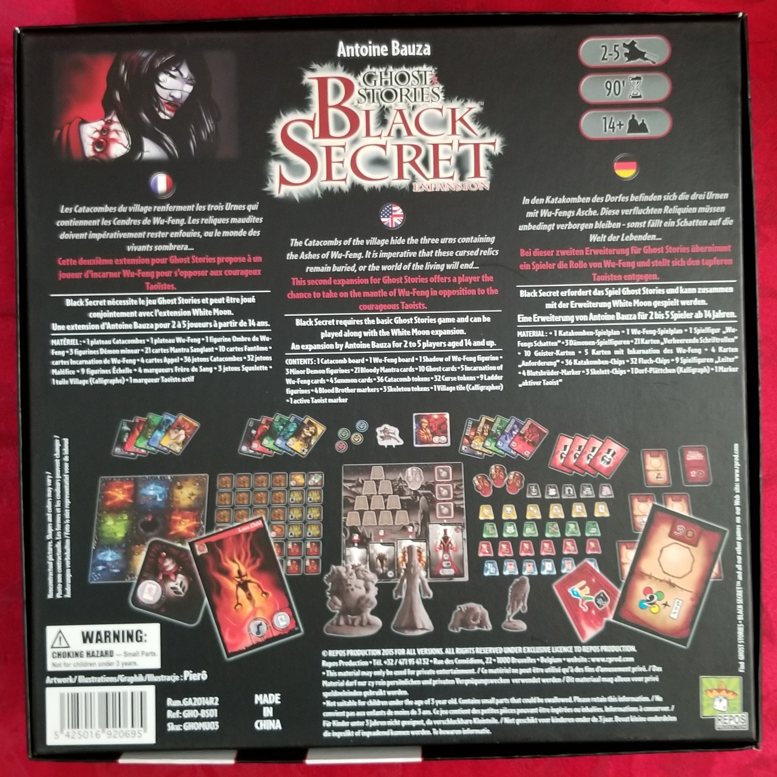 Ghost Stories Black Secret Expansion, 100% Complete, Mint Condition, RARE OOP
